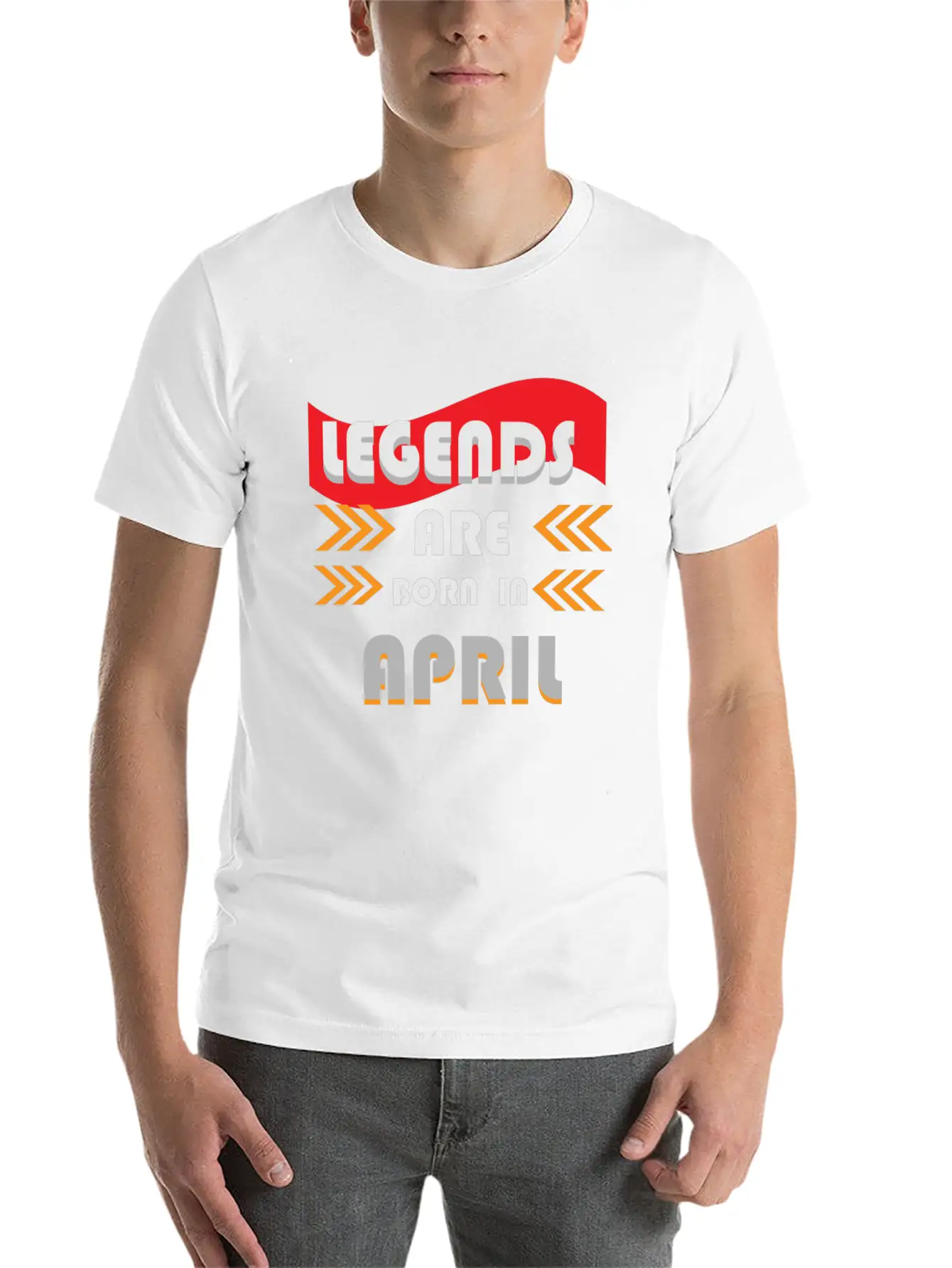 APRIL LEGENDS! Stylish Everyday T-Shirt – Unisex Basic Cotton Tee