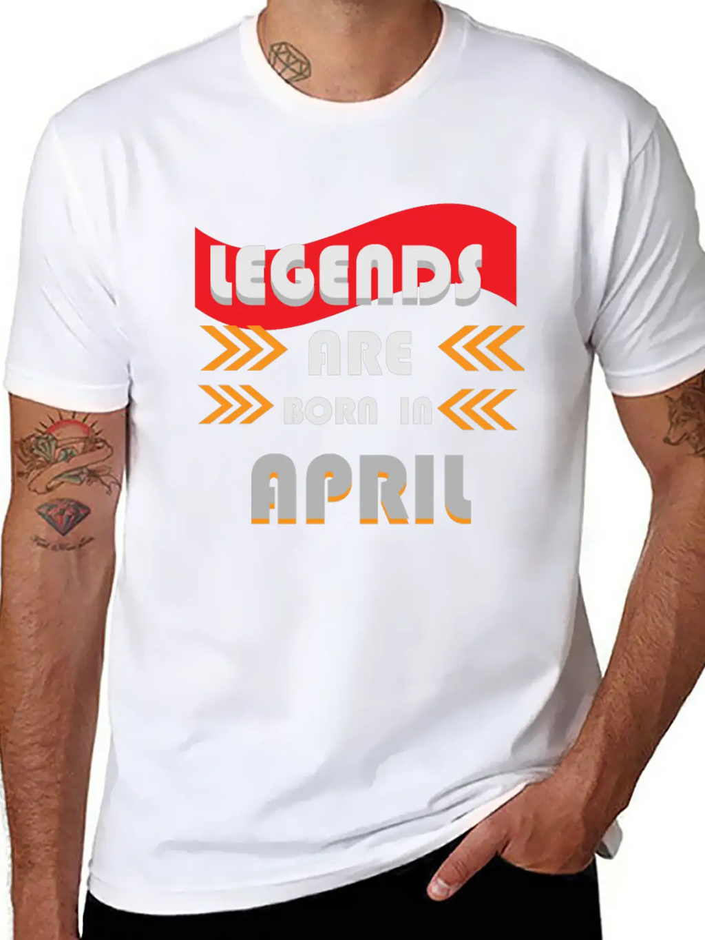APRIL LEGENDS! Stylish Everyday T-Shirt – Unisex Basic Cotton Tee