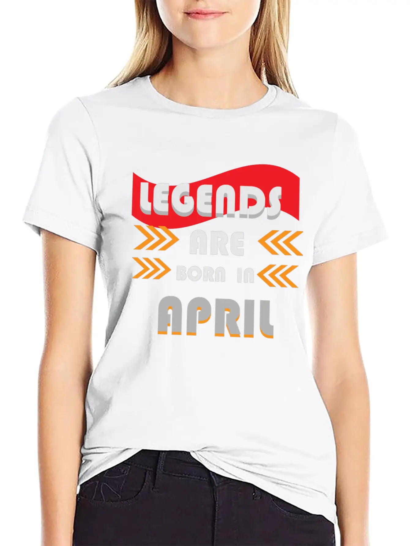 APRIL LEGENDS! Stylish Everyday T-Shirt – Unisex Basic Cotton Tee