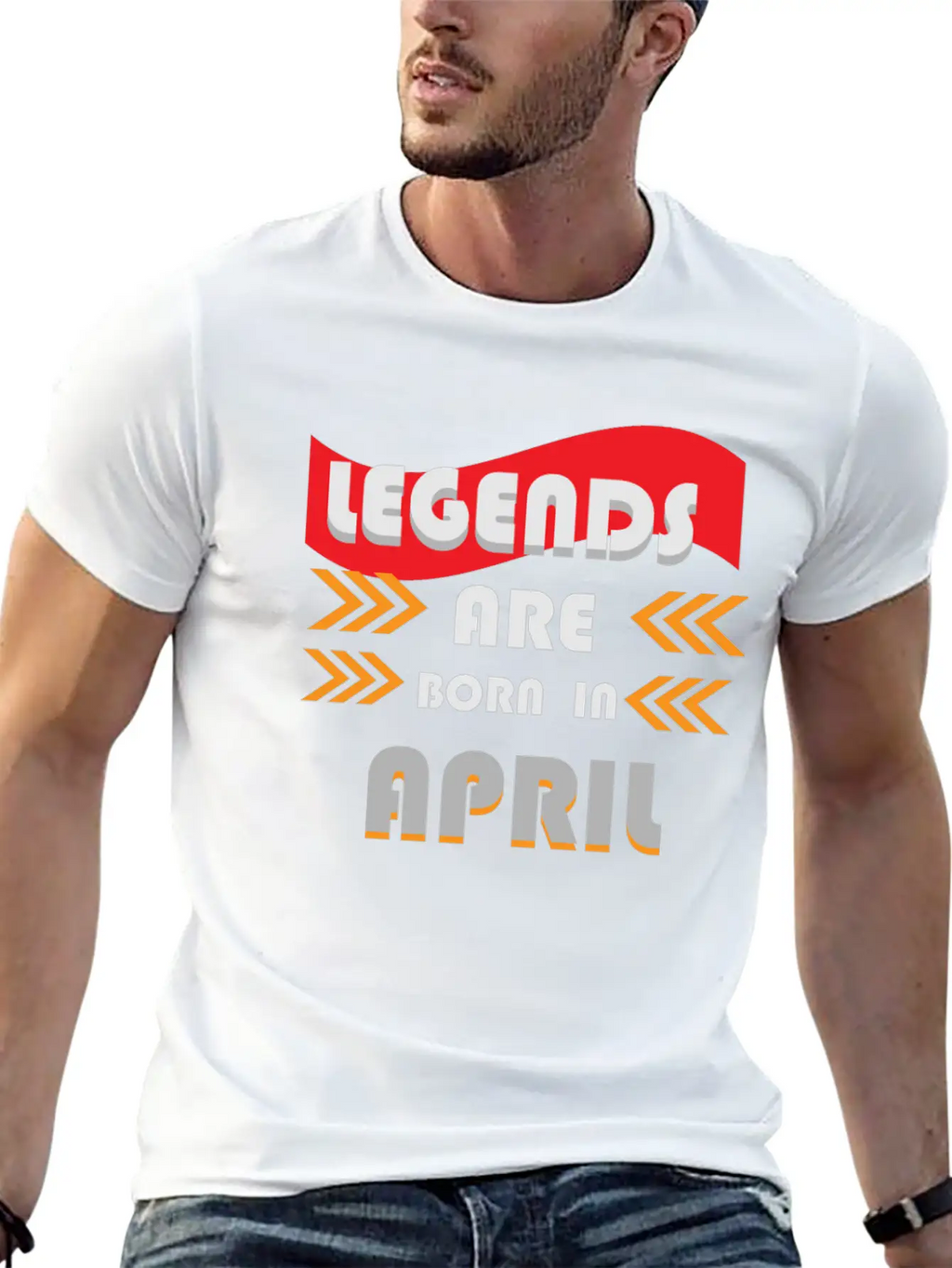 APRIL LEGENDS! Stylish Everyday T-Shirt – Unisex Basic Cotton Tee