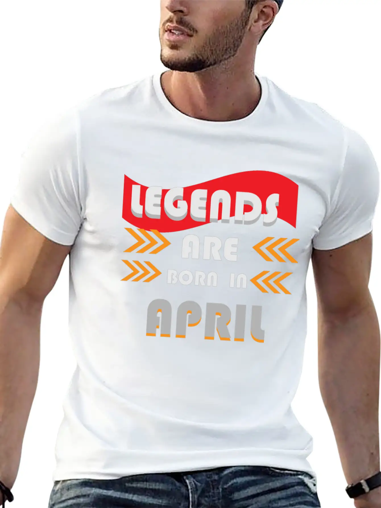 APRIL LEGENDS! Stylish Everyday T-Shirt – Unisex Basic Cotton Tee
