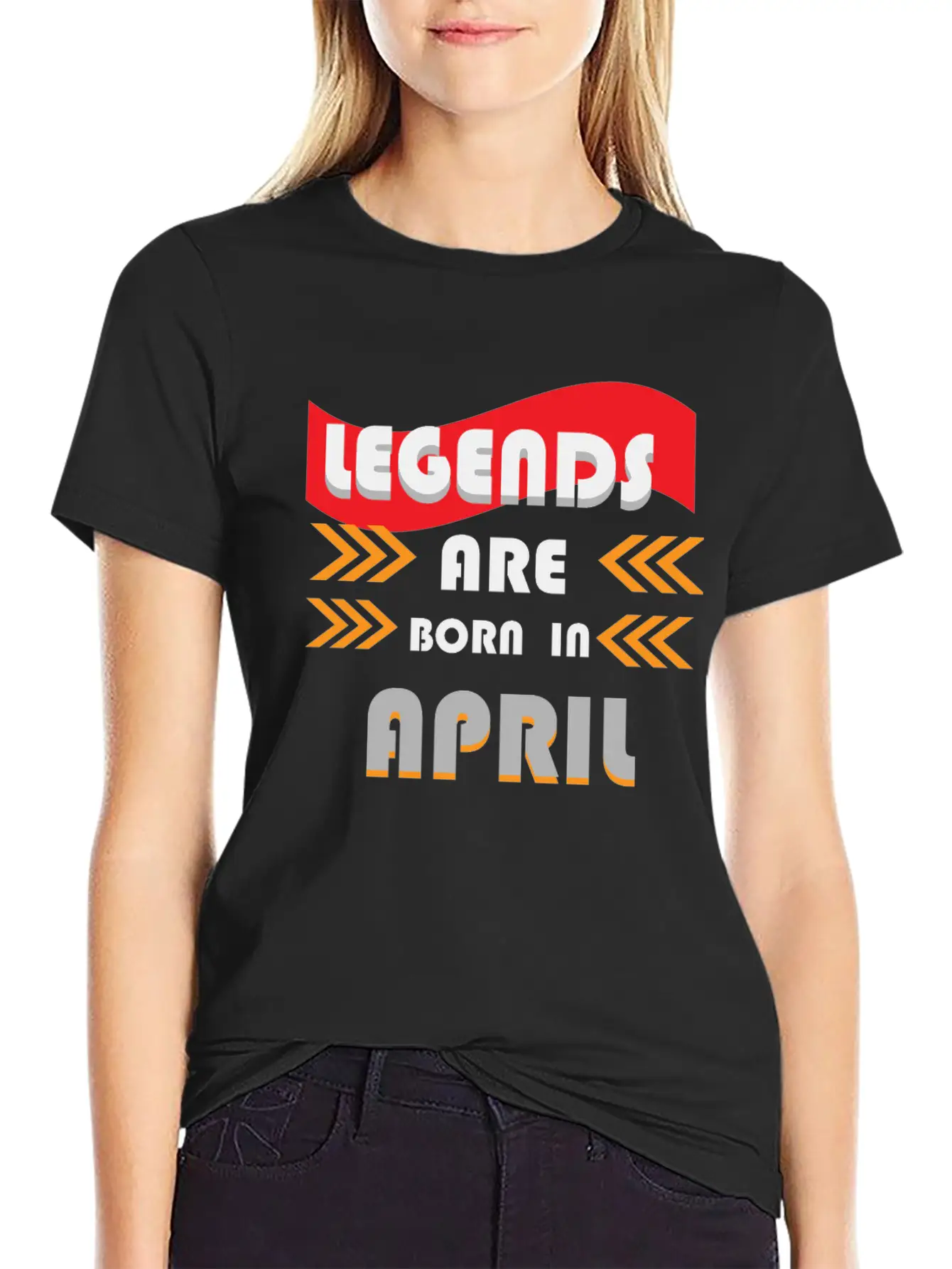 APRIL LEGENDS! Stylish Everyday T-Shirt – Unisex Basic Cotton Tee