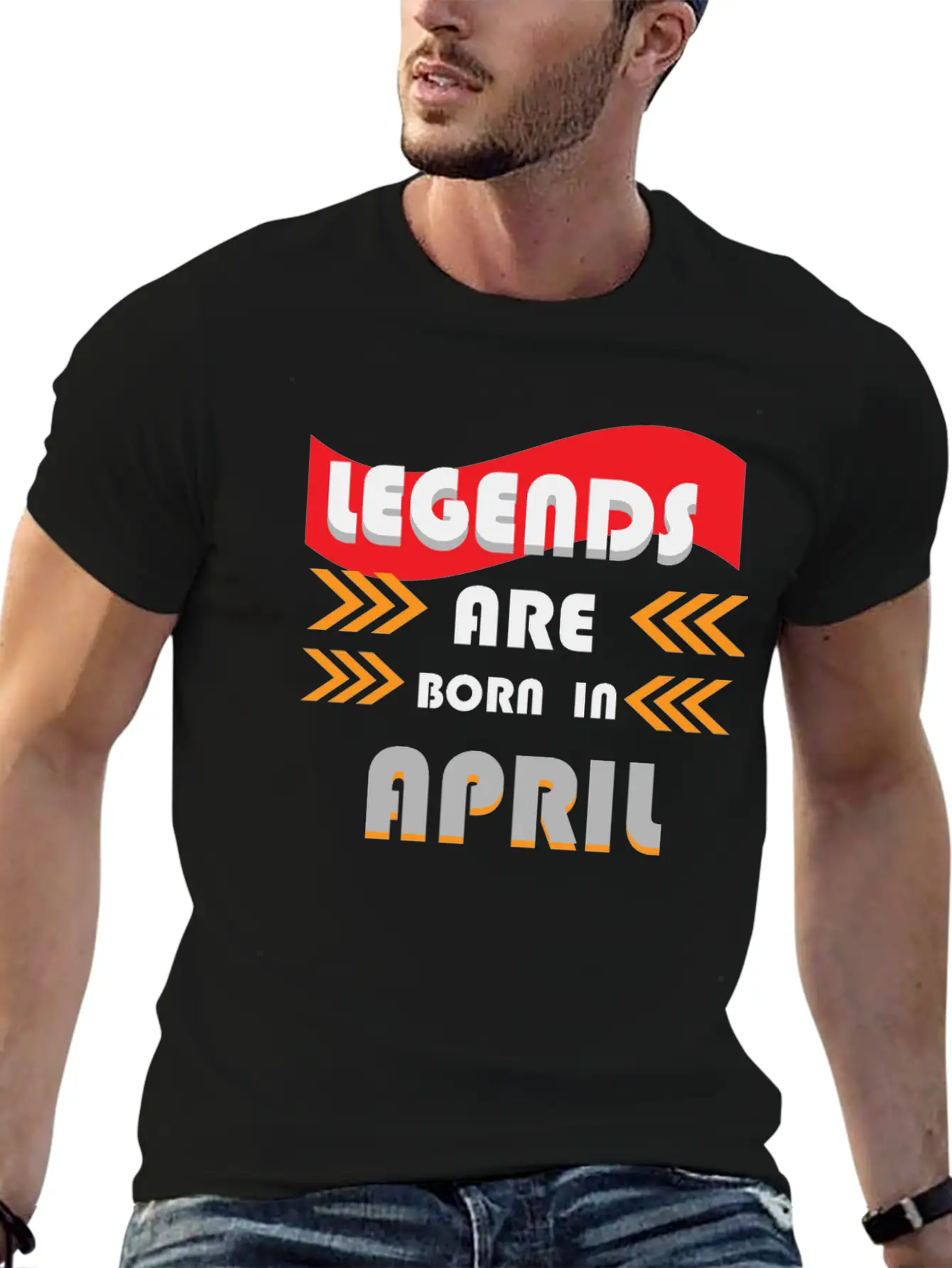 APRIL LEGENDS! Stylish Everyday T-Shirt – Unisex Basic Cotton Tee