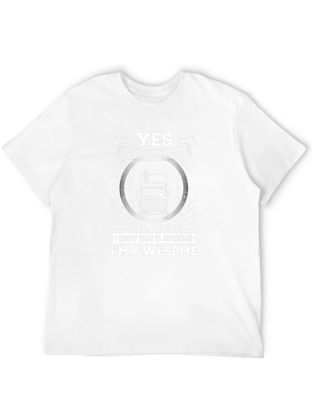 Truck Driver Awesome Graphic T-Shirt