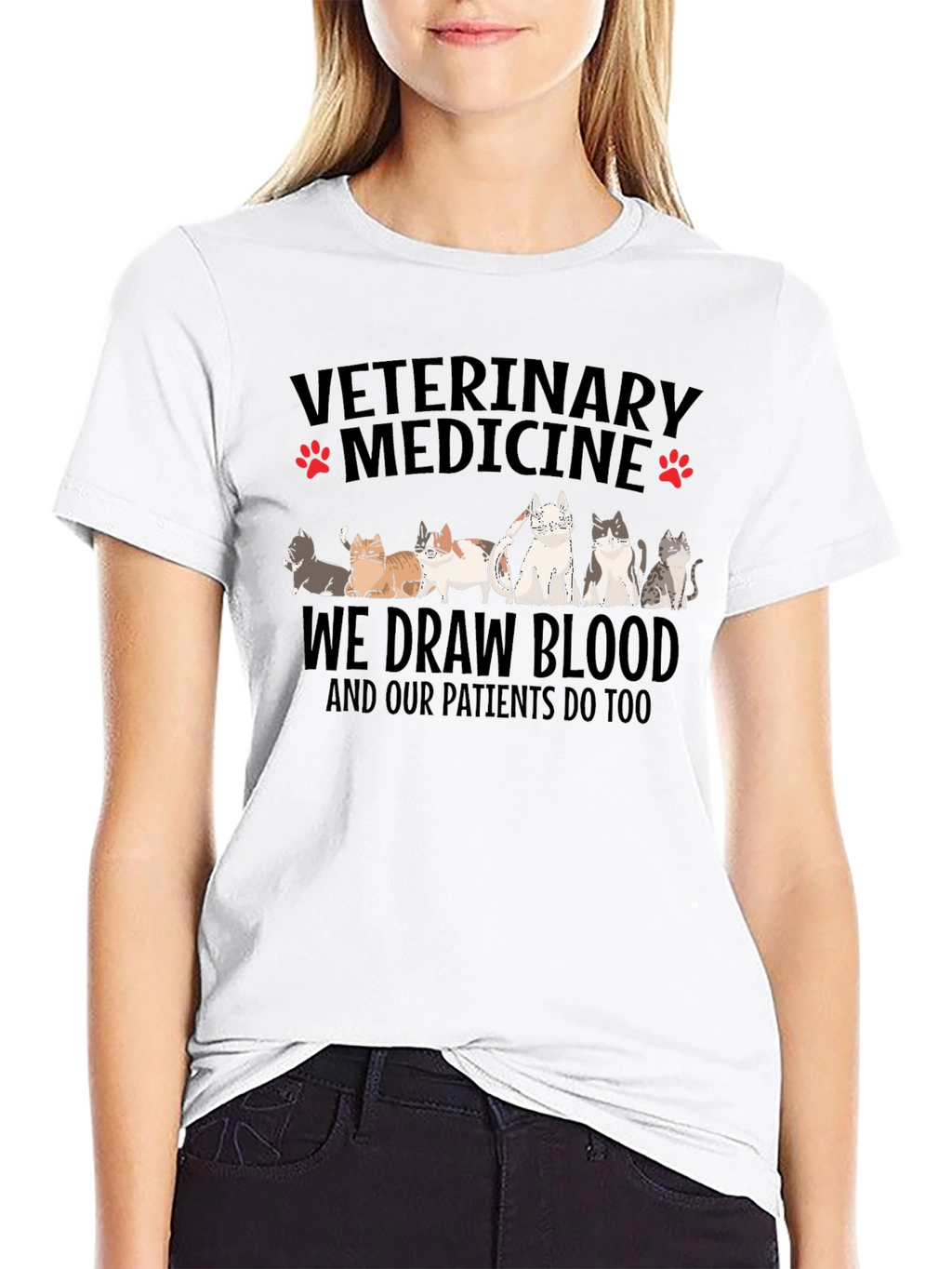 Veterinary Medicine Cat T-Shirt