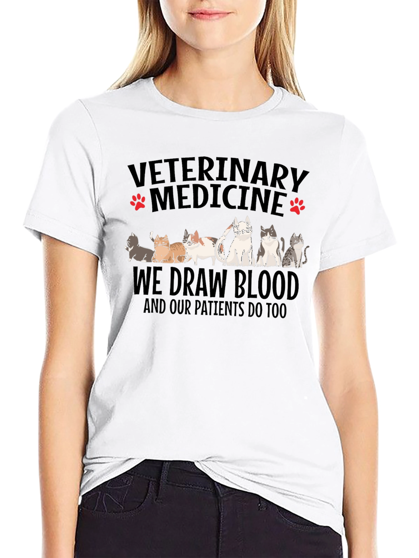 Veterinary Medicine Cat T-Shirt