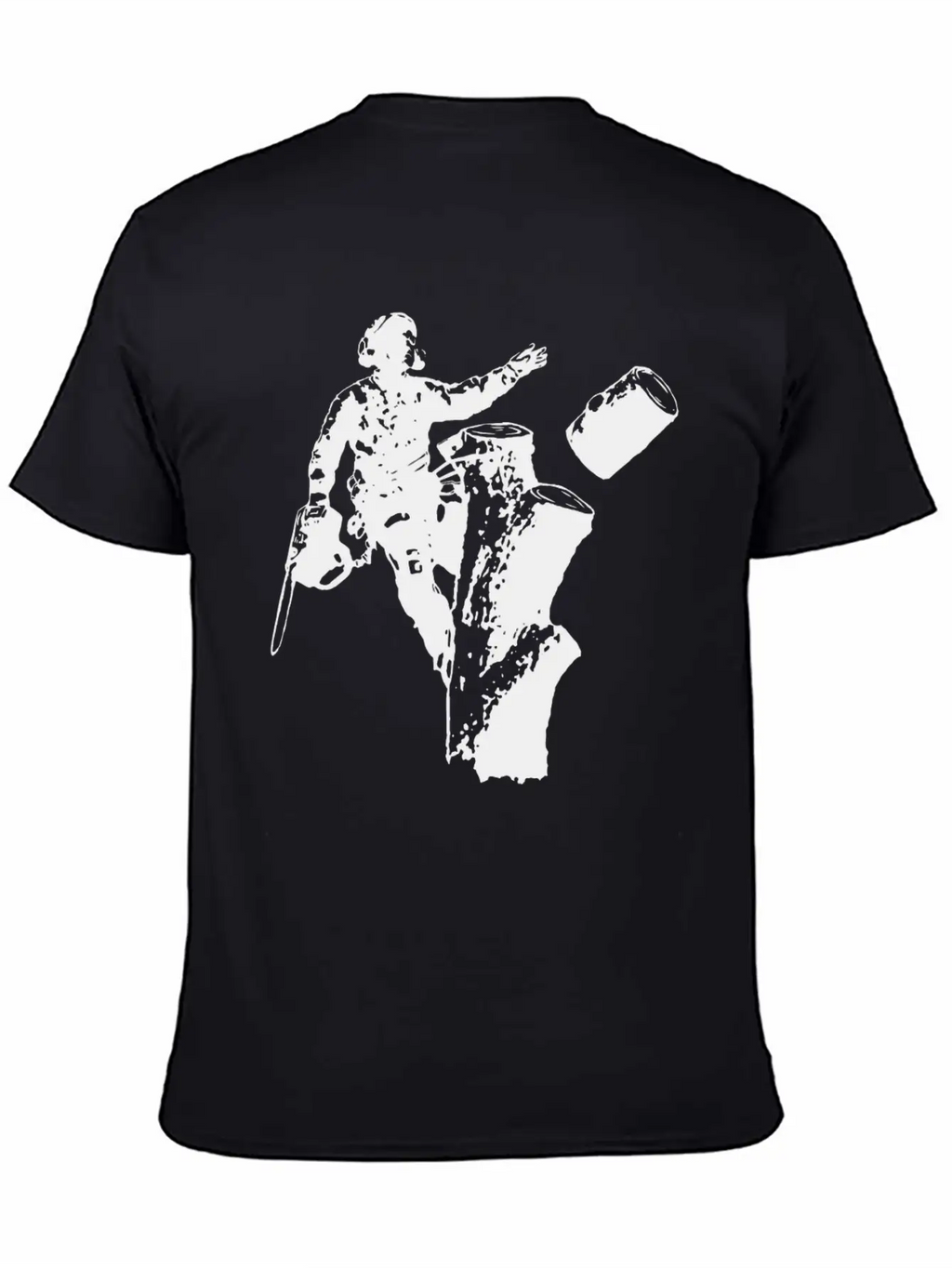 Arborist (Black Silhouette) Essential Cotton Tee For Daily Outfits – Unisex Style