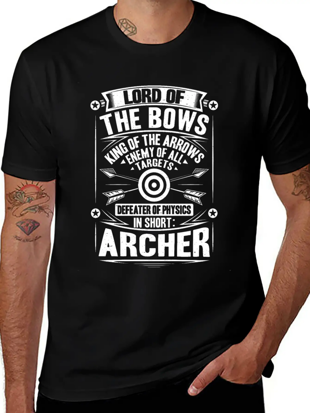 Archer Archery Bow Hunting Bowman Arrow Bow Hunter Essential Cotton Tee For Daily Outfits – Unisex Style