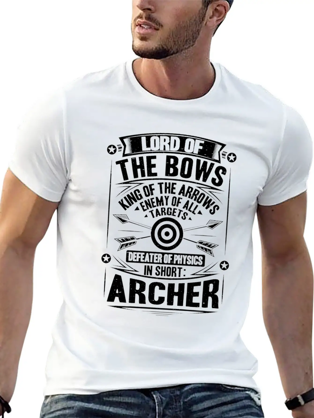 Archer Archery Bow Hunting Bowman Arrow Bow Hunter Essential Cotton Tee For Daily Outfits – Unisex Style
