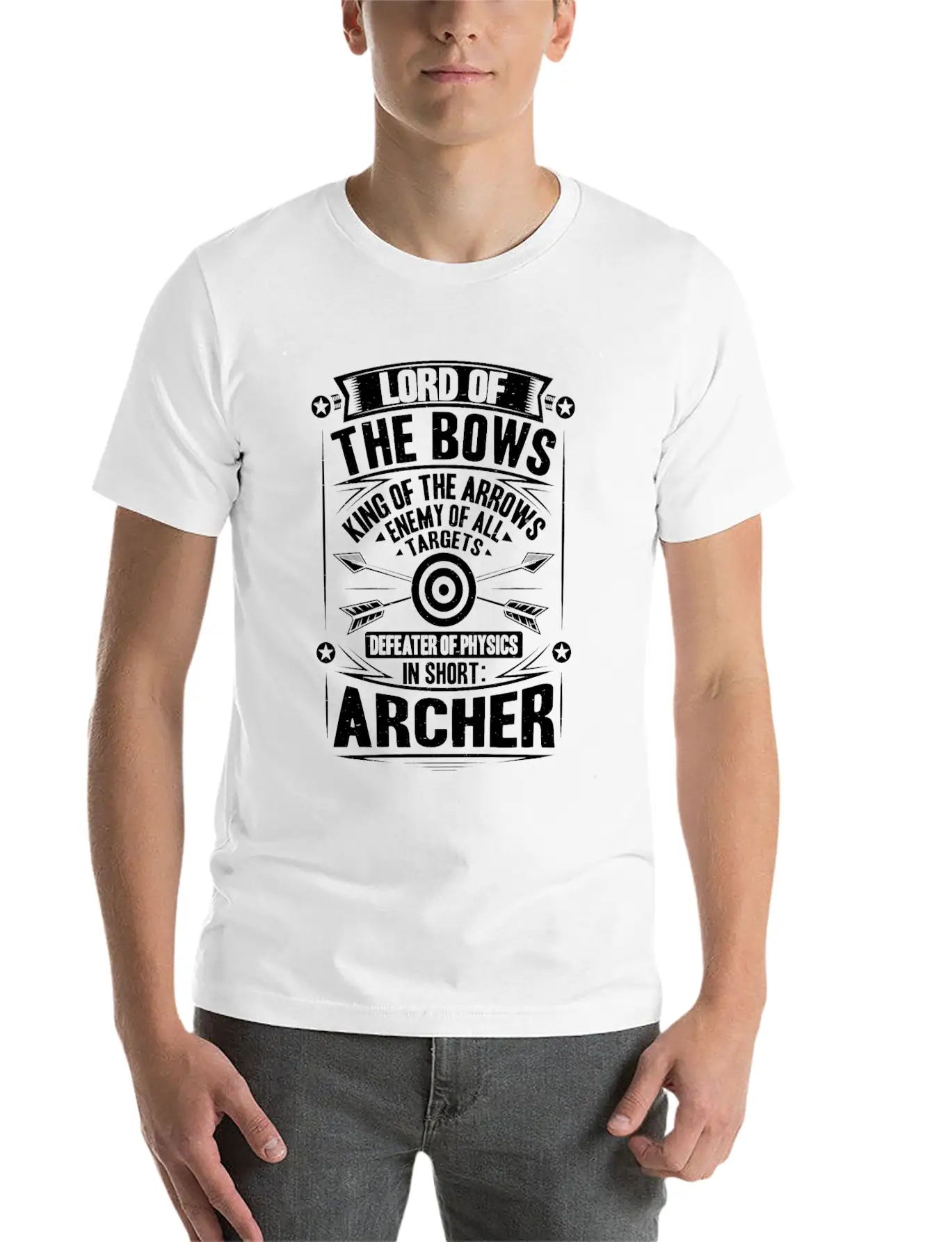 Archer Archery Bow Hunting Bowman Arrow Bow Hunter Essential Cotton Tee For Daily Outfits – Unisex Style