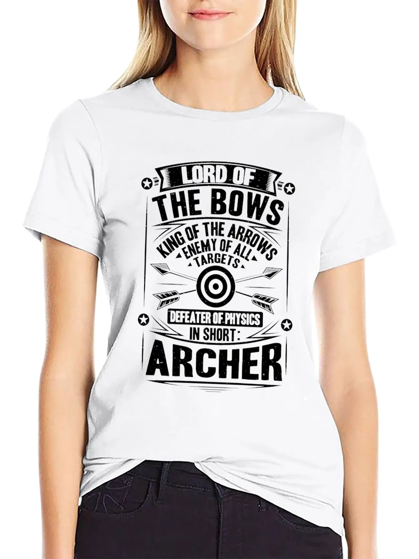 Archer Archery Bow Hunting Bowman Arrow Bow Hunter Essential Cotton Tee For Daily Outfits – Unisex Style