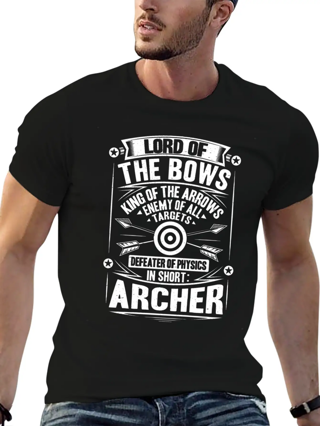 Archer Archery Bow Hunting Bowman Arrow Bow Hunter Essential Cotton Tee For Daily Outfits – Unisex Style