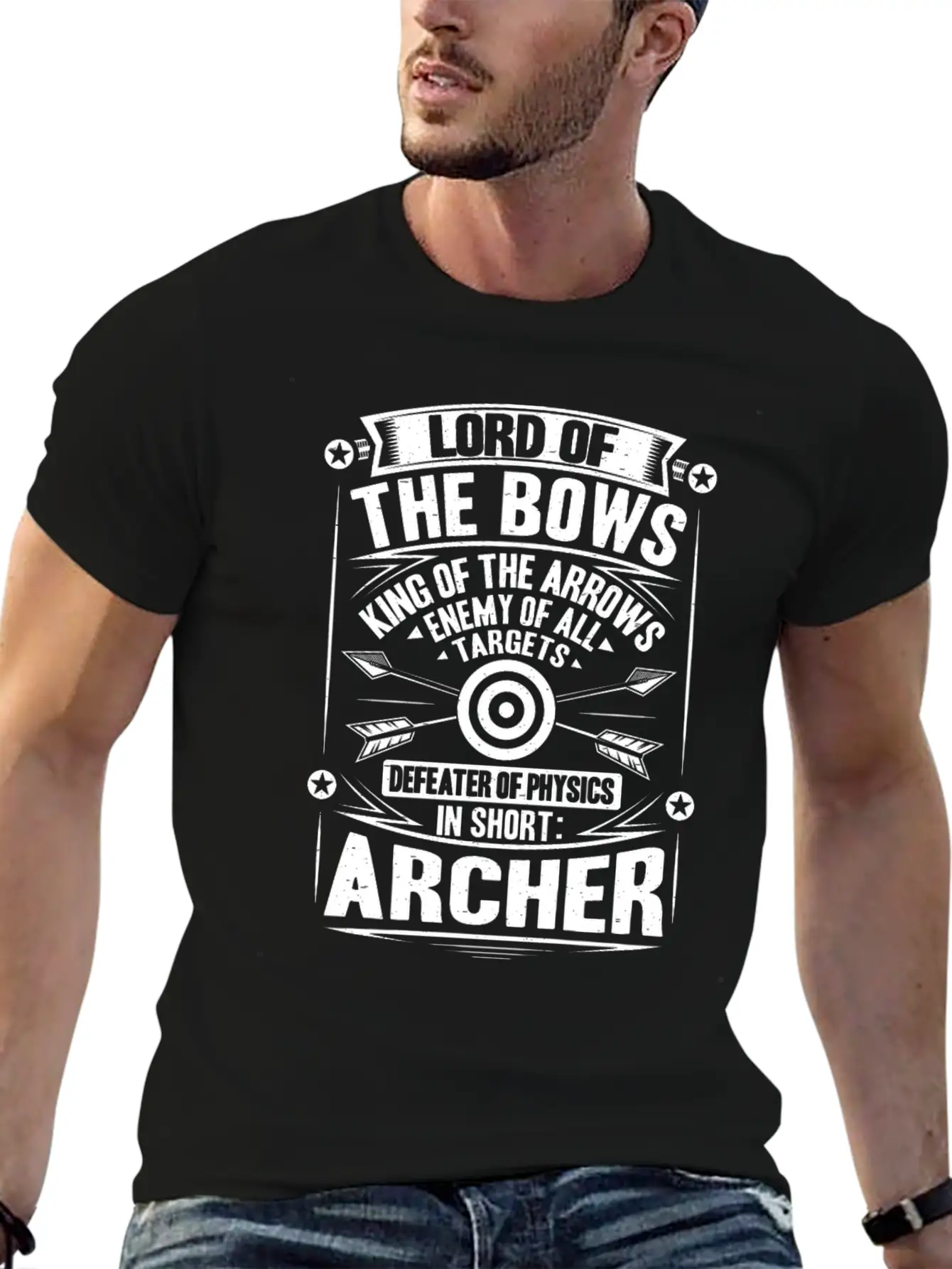 Archer Archery Bow Hunting Bowman Arrow Bow Hunter Essential Cotton Tee For Daily Outfits – Unisex Style