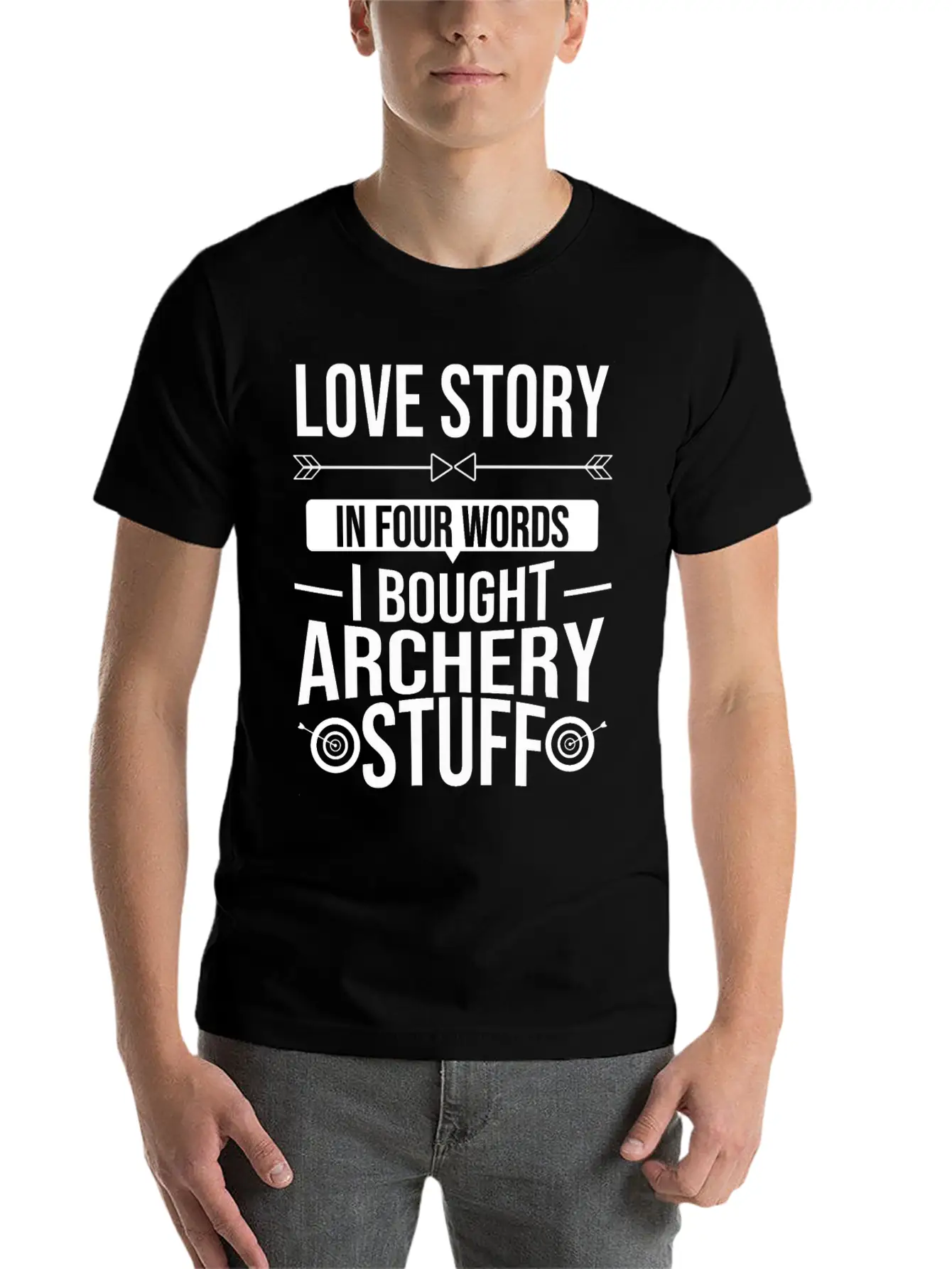 Archer Bow Hunting Traditional Arrow Archery Stylish Everyday T-Shirt – Unisex Basic Cotton Tee
