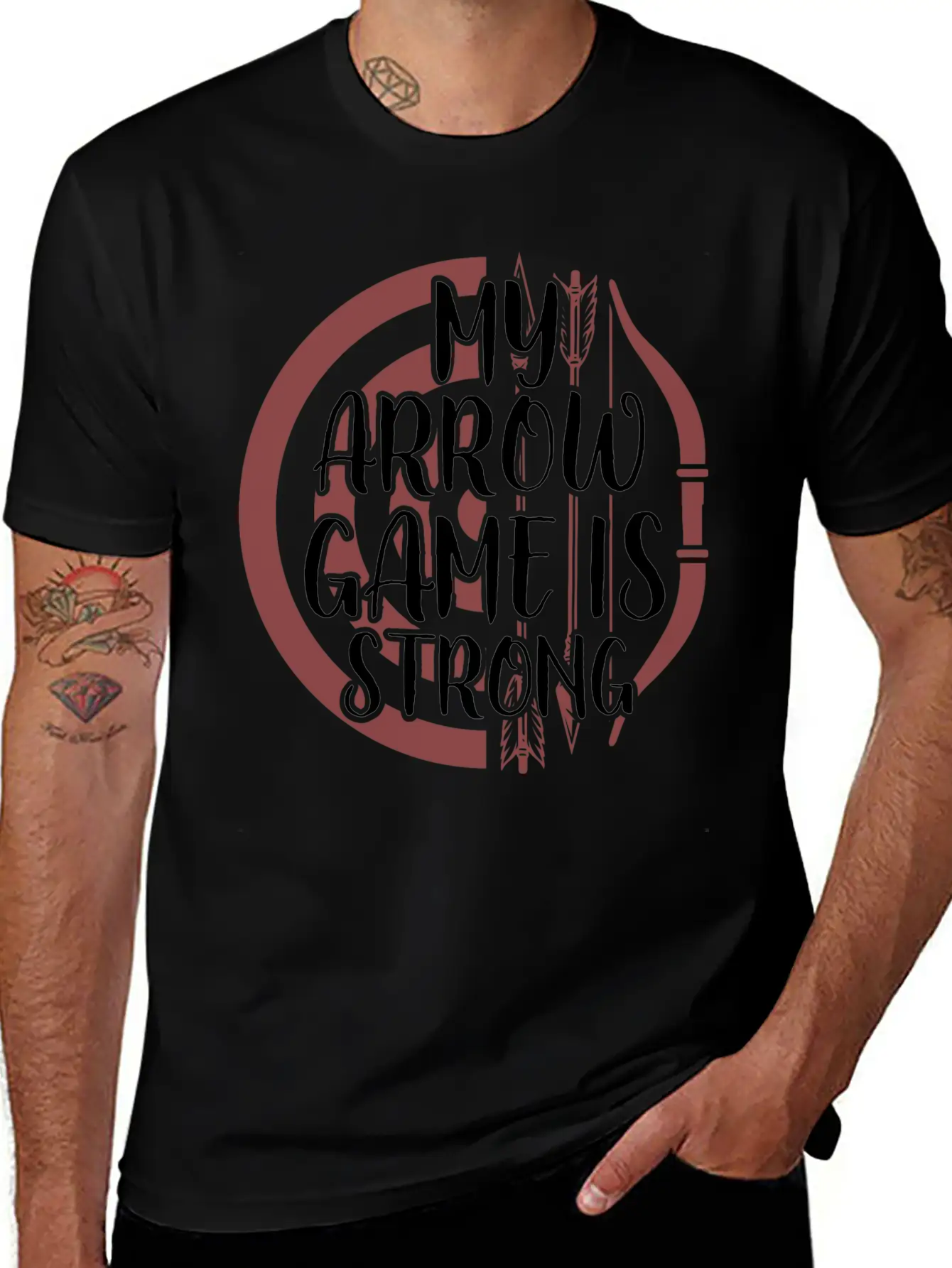 Archery Cool Saying Best Shooter Breathable Graphic T-Shirt – Perfect For Casual Days