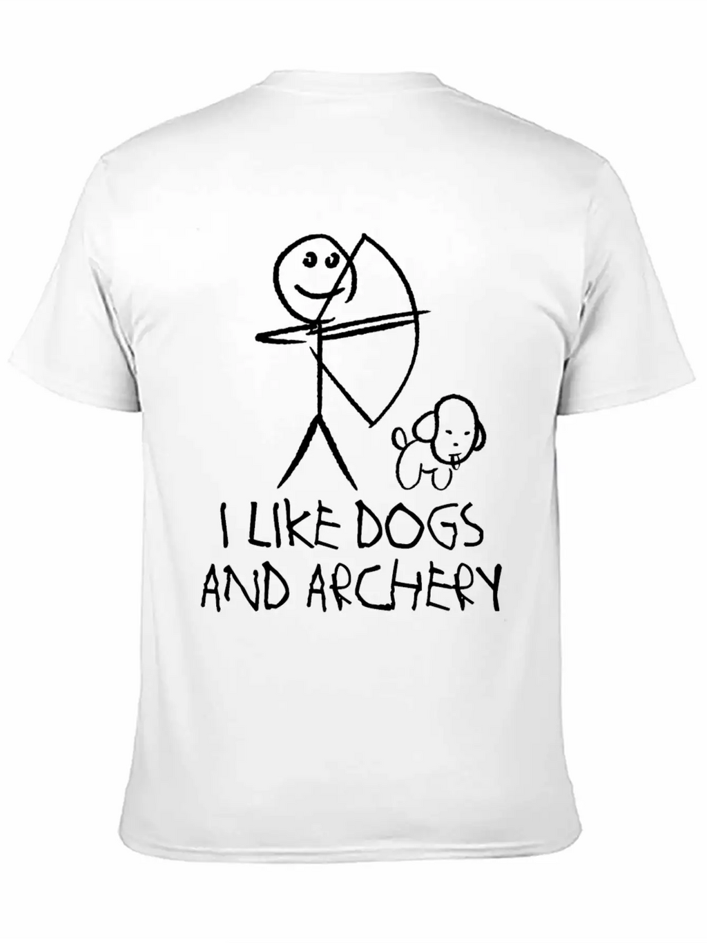 Archery Dog Long Bow Archer Compound Bow Breathable Graphic T-Shirt – Perfect For Casual Days