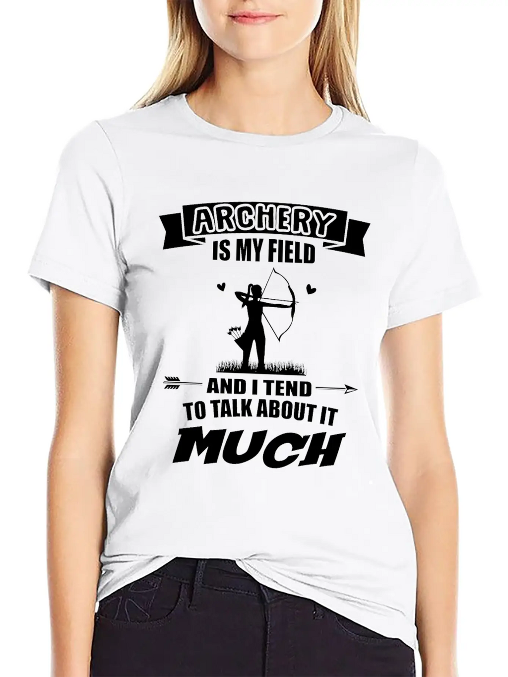 Archery Is My Field Archer Bow Arrow Sport Essential Cotton Tee For Daily Outfits – Unisex Style