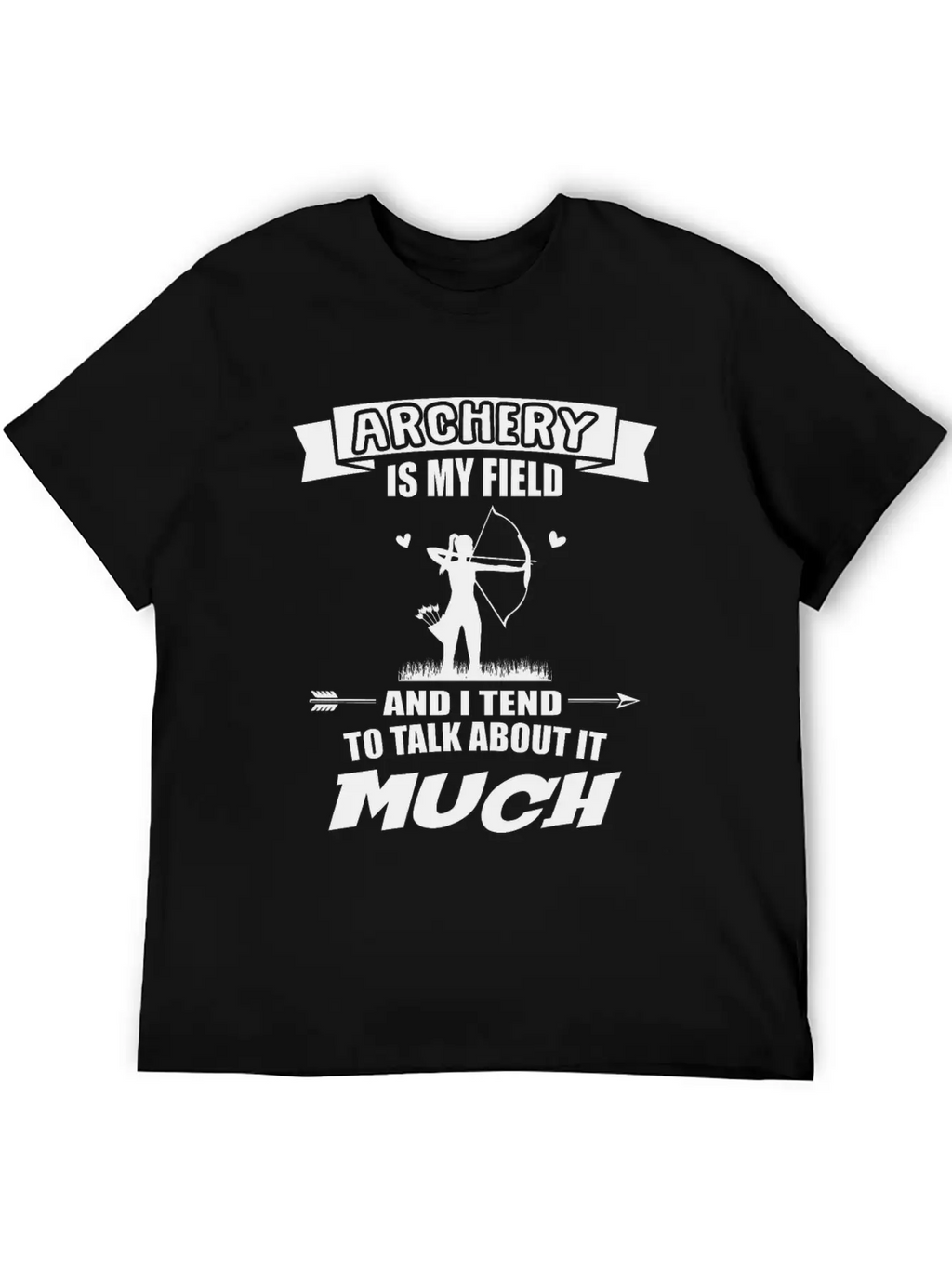Archery Is My Field Archer Bow Arrow Sport Essential Cotton Tee For Daily Outfits – Unisex Style