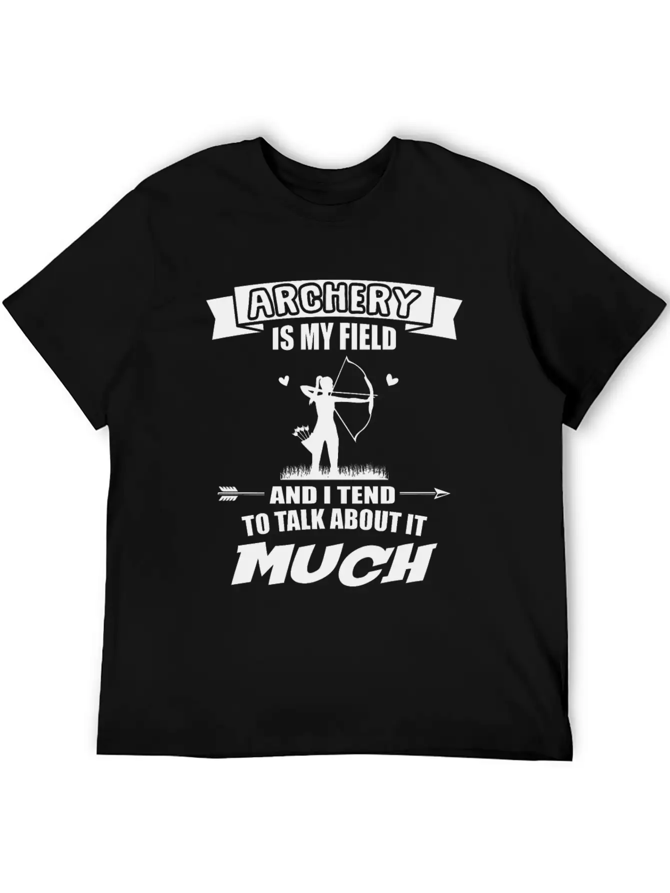 Archery Is My Field Archer Bow Arrow Sport Essential Cotton Tee For Daily Outfits – Unisex Style
