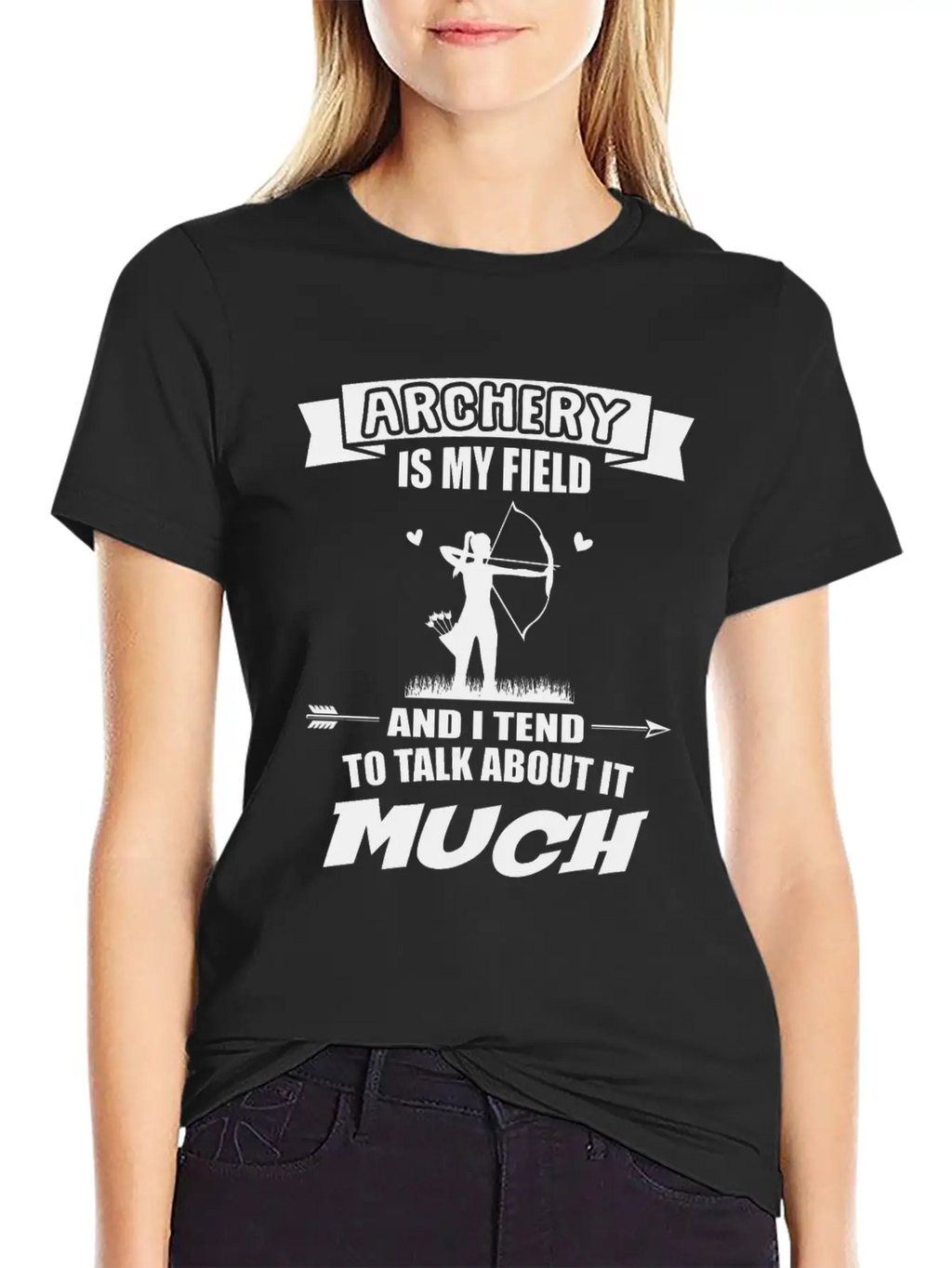 Archery Is My Field Archer Bow Arrow Sport Essential Cotton Tee For Daily Outfits – Unisex Style