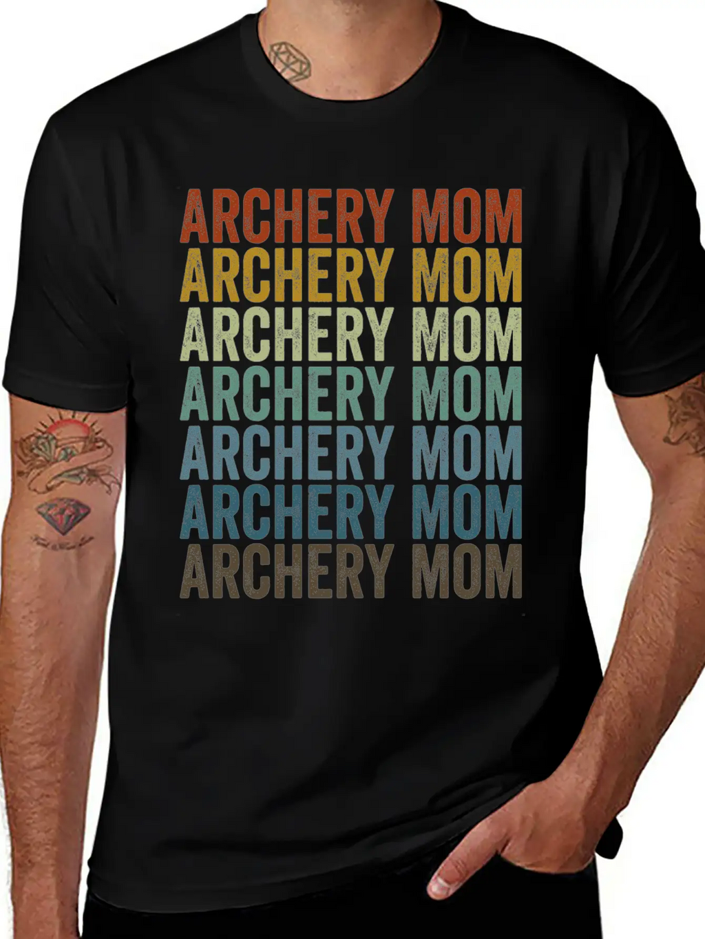 Archery Mom Archer Bow And Arrow Mom Archery Breathable Graphic T-Shirt – Perfect For Casual Days