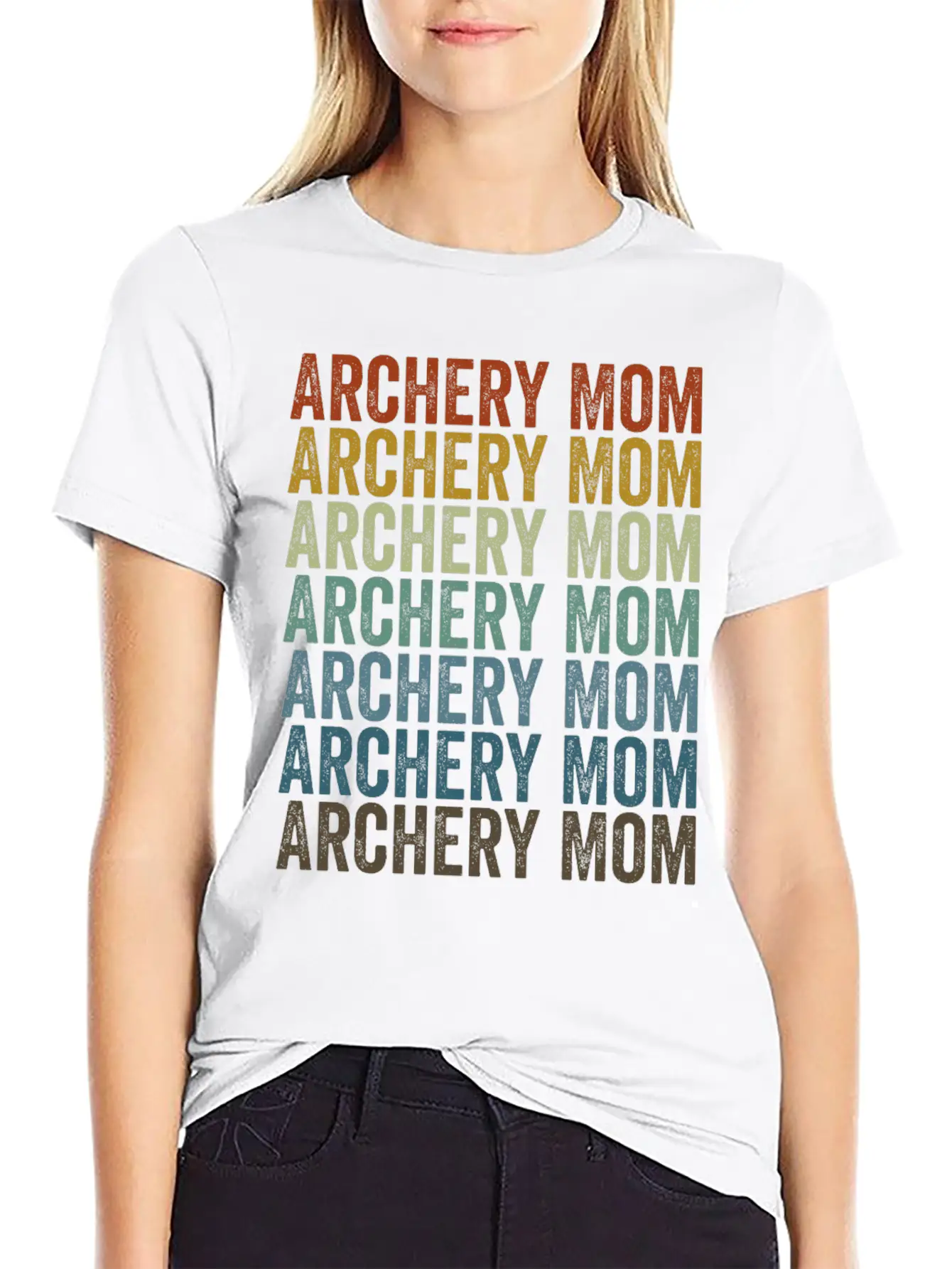 Archery Mom Archer Bow And Arrow Mom Archery Breathable Graphic T-Shirt – Perfect For Casual Days