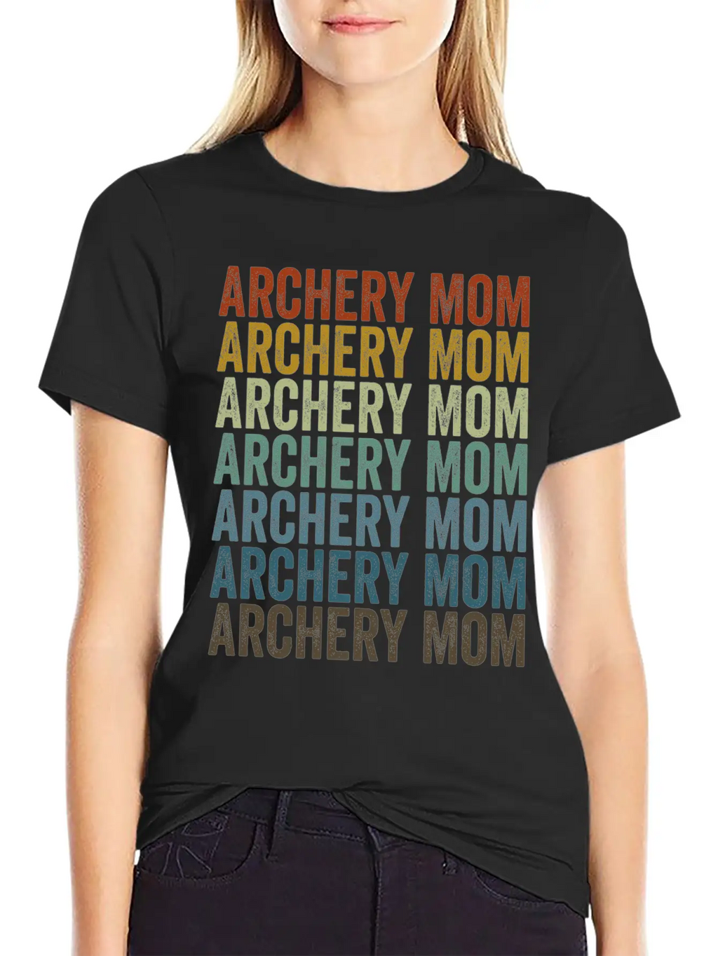 Archery Mom Archer Bow And Arrow Mom Archery Breathable Graphic T-Shirt – Perfect For Casual Days