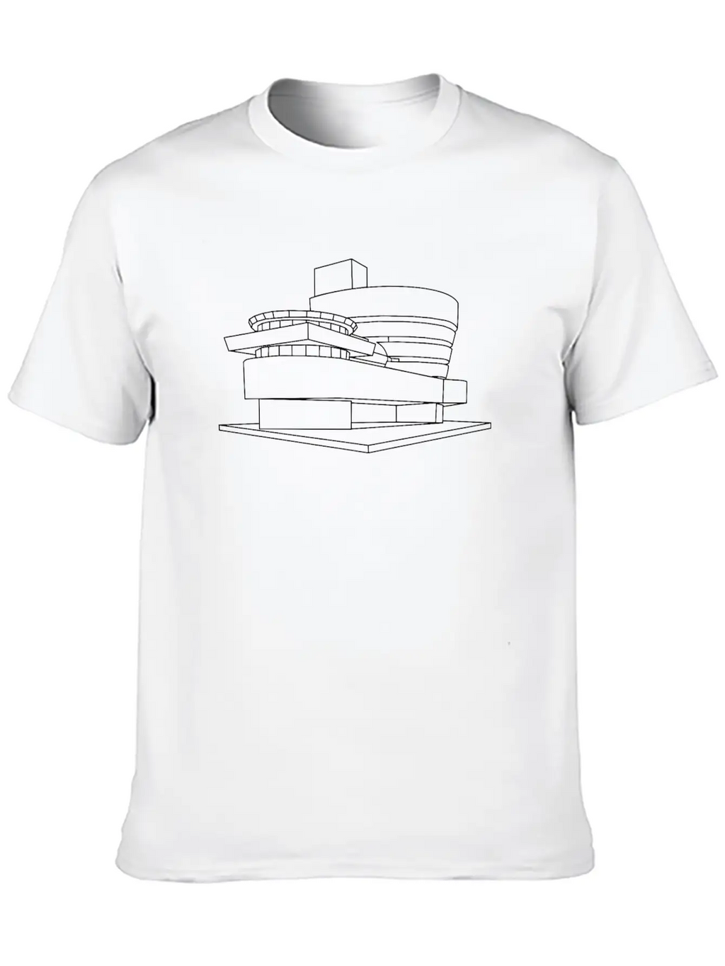Architecture Building Guggenheim New York Classic Cotton Tee – Unisex Comfort For Any Season