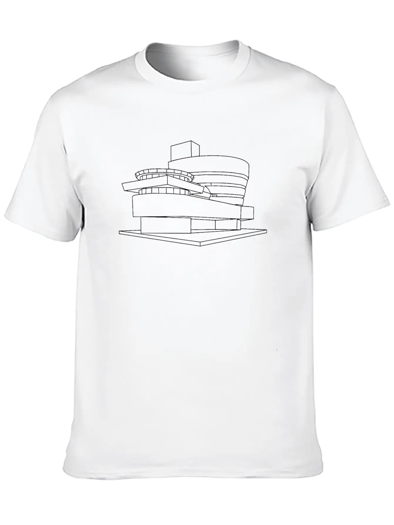 Architecture Building Guggenheim New York Classic Cotton Tee – Unisex Comfort For Any Season