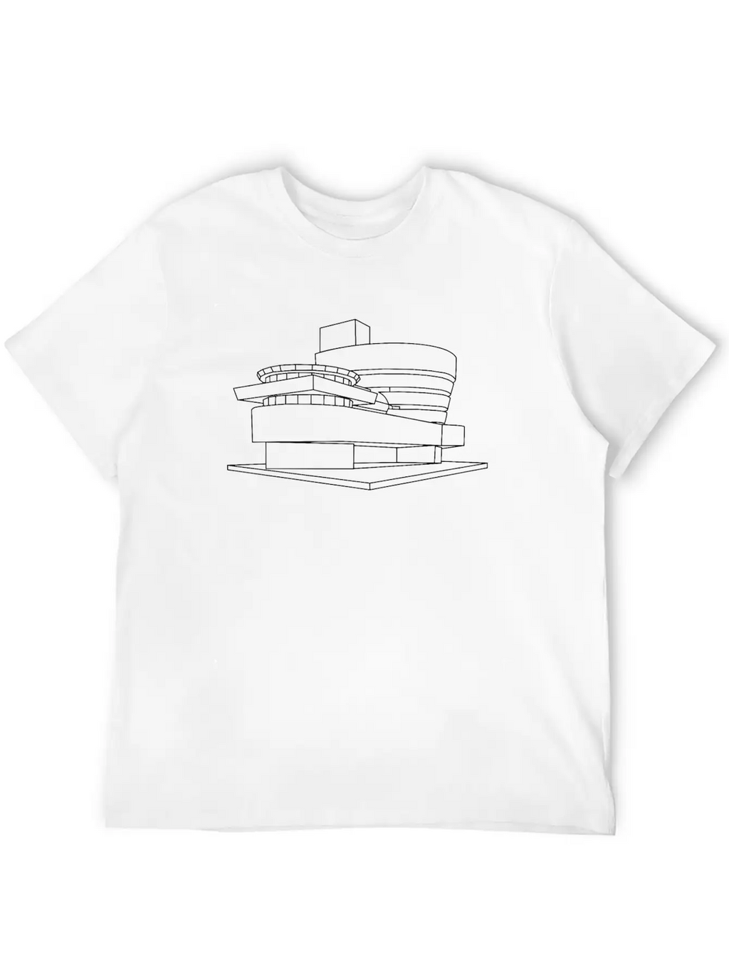 Architecture Building Guggenheim New York Classic Cotton Tee – Unisex Comfort For Any Season
