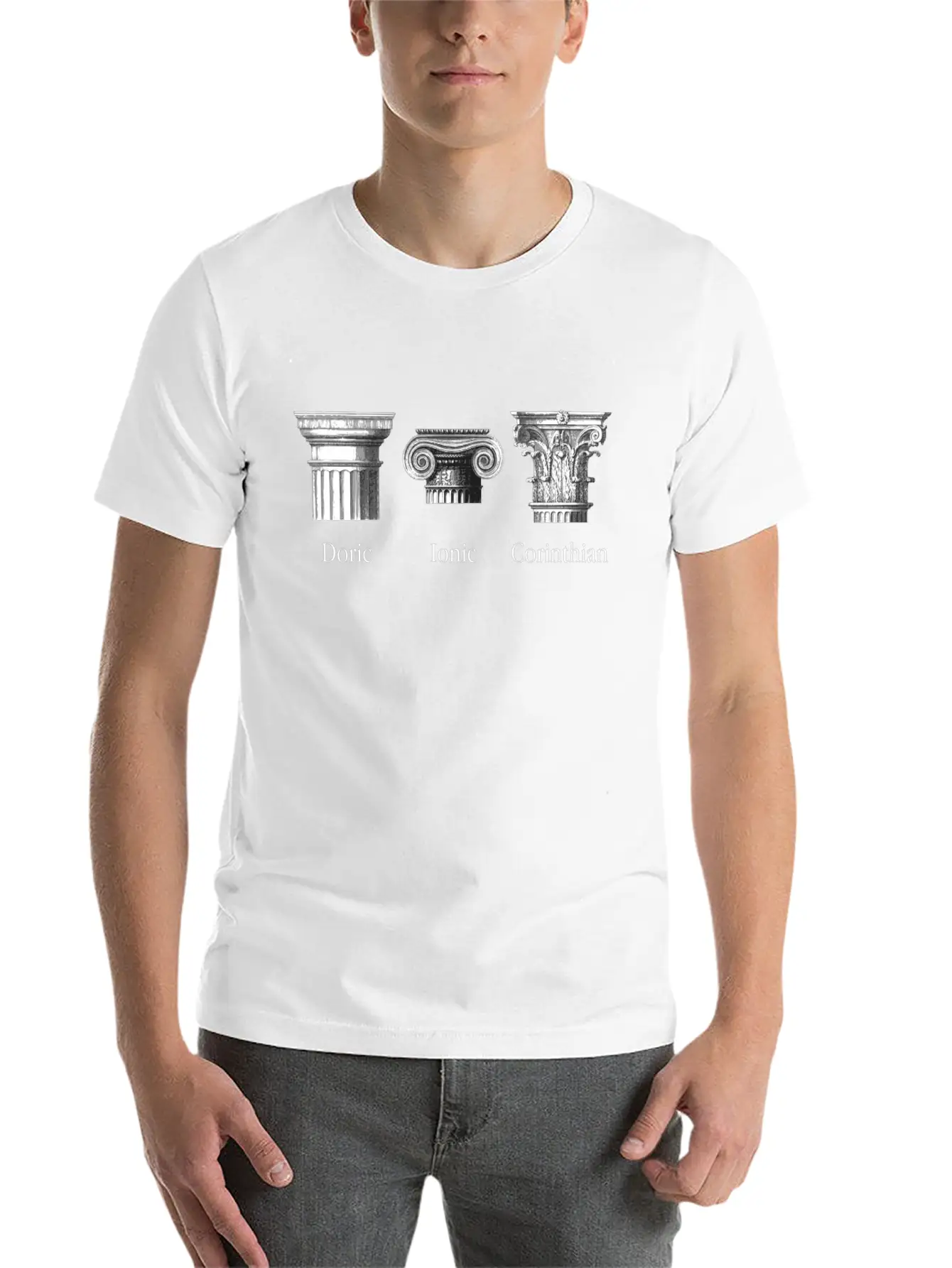Architecture - Classical Orders - Doric, Ionic An Classic Cotton Tee – Unisex Comfort For Any Season