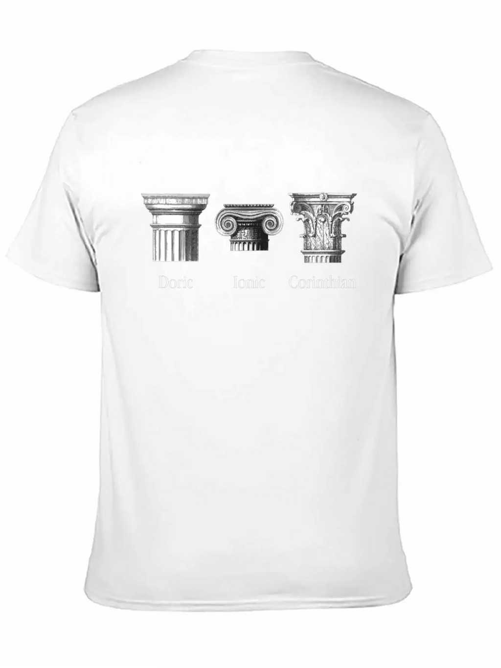 Architecture - Classical Orders - Doric, Ionic An Classic Cotton Tee – Unisex Comfort For Any Season