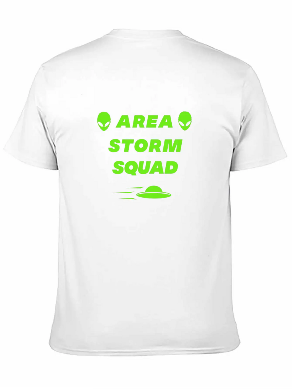 Area Storm Squad Alien UFO Saucer Aliens Timeless Short Sleeve Tee – Comfy And Minimalist Design