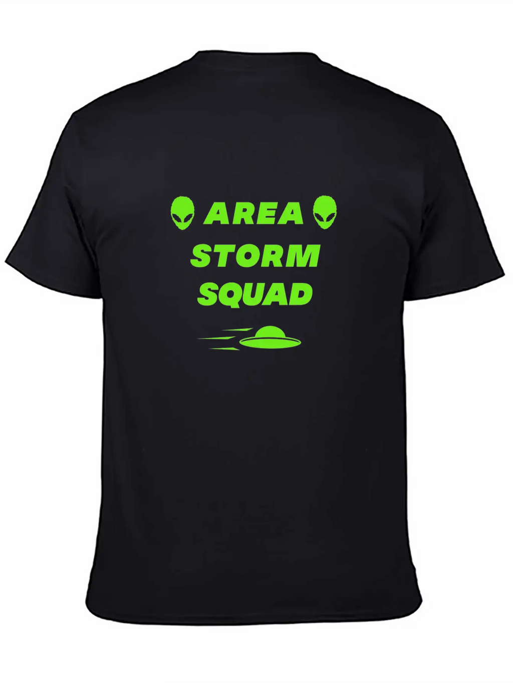 Area Storm Squad Alien UFO Saucer Aliens Timeless Short Sleeve Tee – Comfy And Minimalist Design