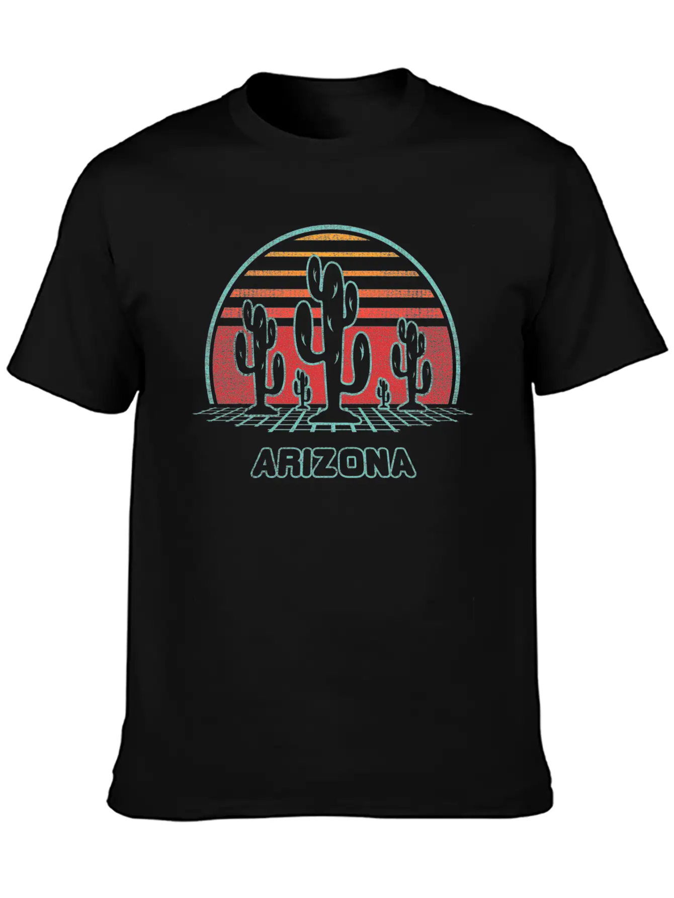 Arizona Desert Sunset 80S Style Classic Cotton Tee – Unisex Comfort For Any Season