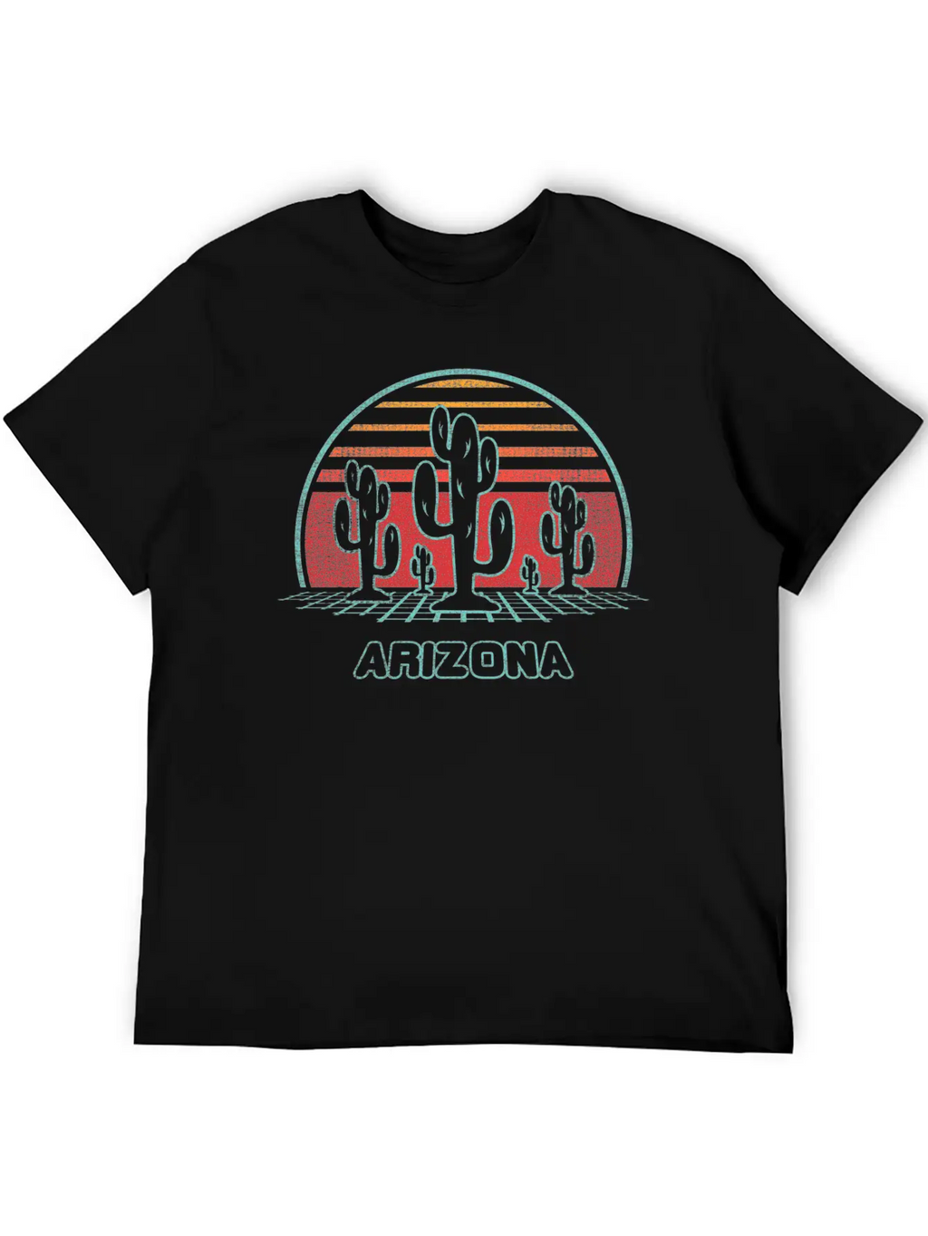 Arizona Desert Sunset 80S Style Classic Cotton Tee – Unisex Comfort For Any Season