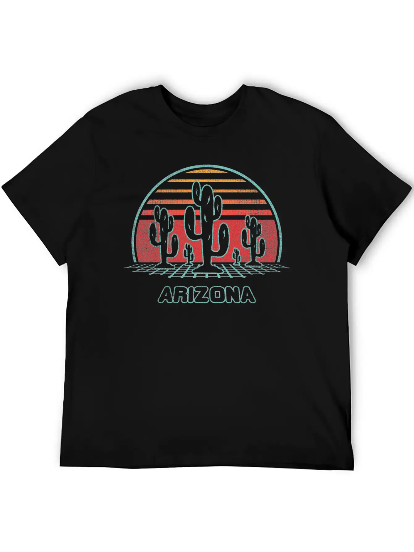Arizona Desert Sunset 80S Style Classic Cotton Tee – Unisex Comfort For Any Season