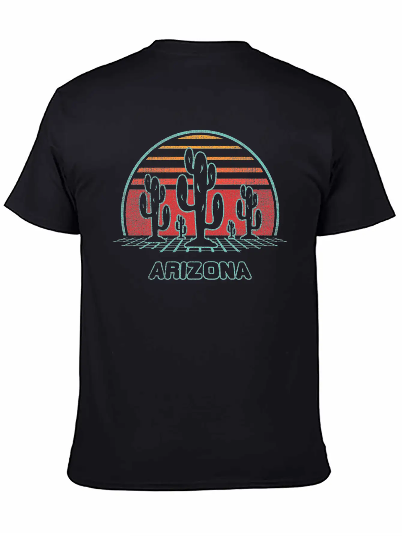 Arizona Desert Sunset 80S Style Classic Cotton Tee – Unisex Comfort For Any Season
