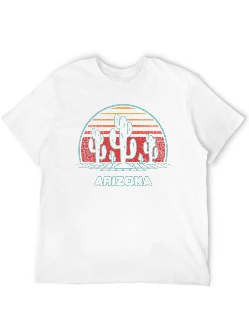 Arizona Desert Sunset 80S Style Classic Cotton Tee – Unisex Comfort For Any Season