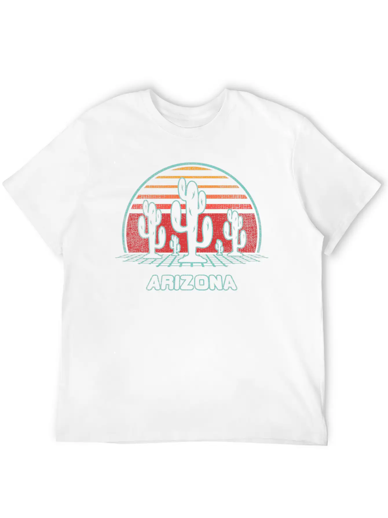 Arizona Desert Sunset 80S Style Classic Cotton Tee – Unisex Comfort For Any Season