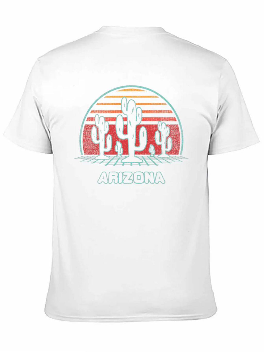 Arizona Desert Sunset 80S Style Classic Cotton Tee – Unisex Comfort For Any Season