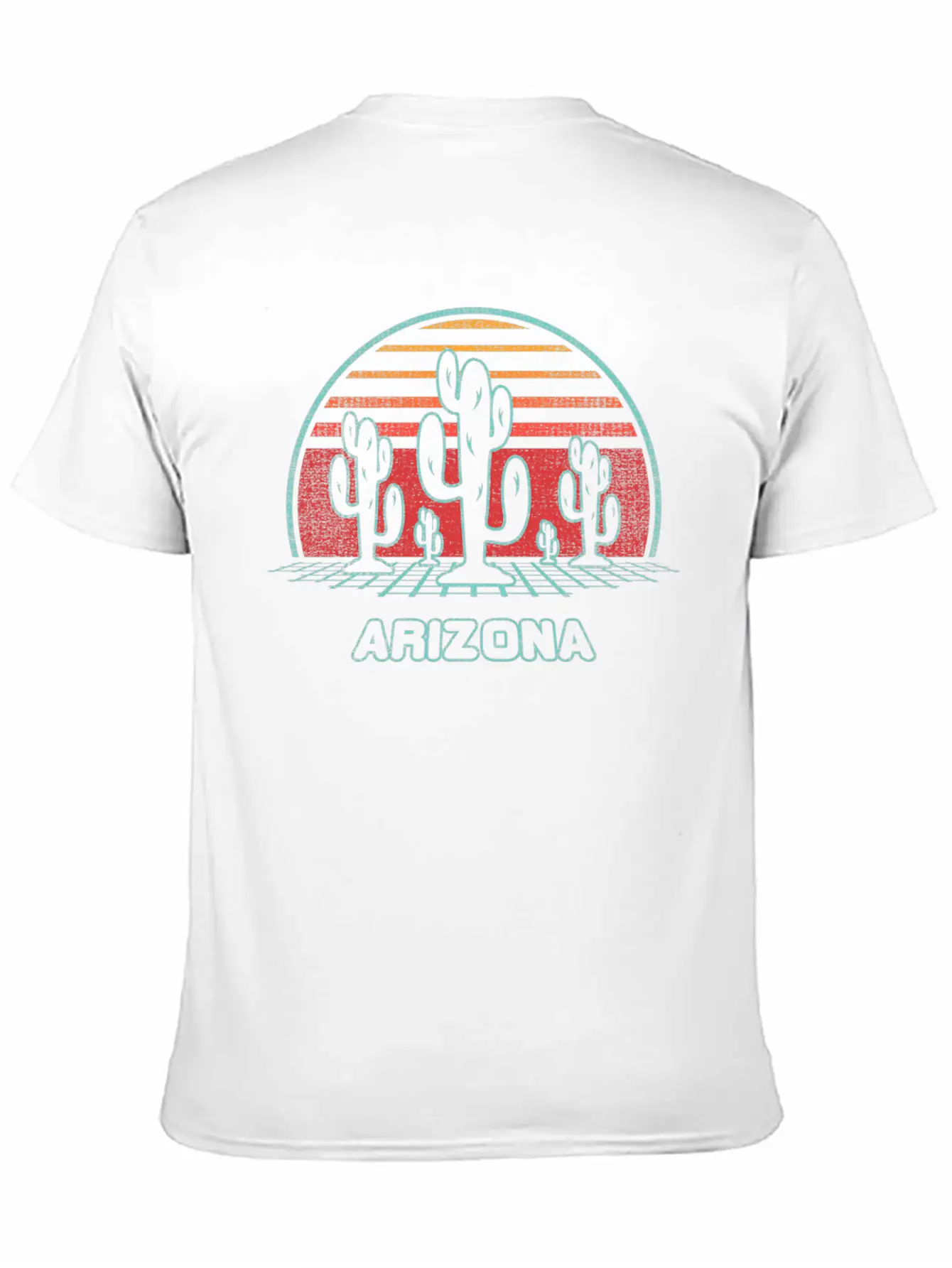 Arizona Desert Sunset 80S Style Classic Cotton Tee – Unisex Comfort For Any Season