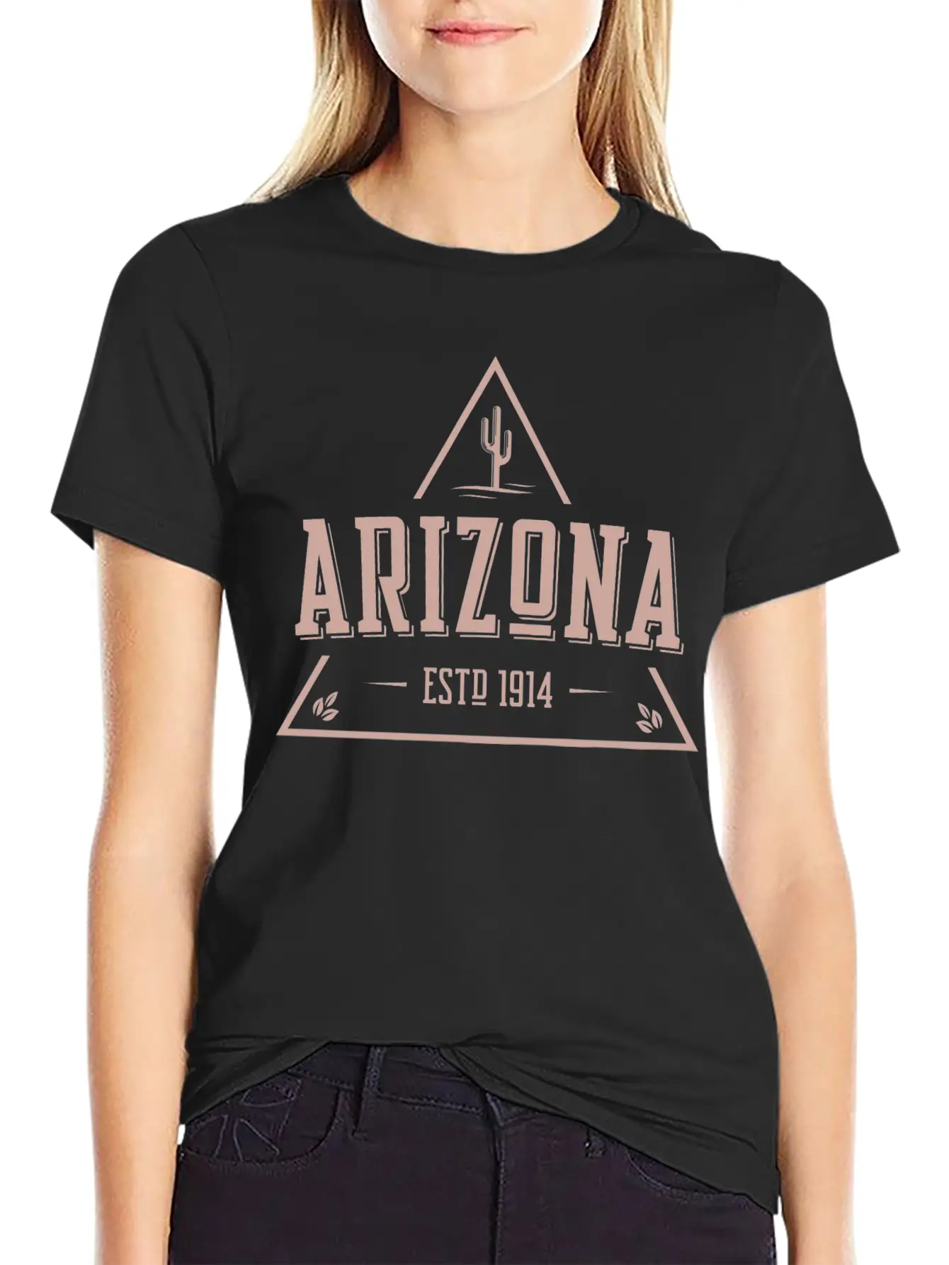 Arizona Typography Stylish Everyday T-Shirt – Unisex Basic Cotton Tee