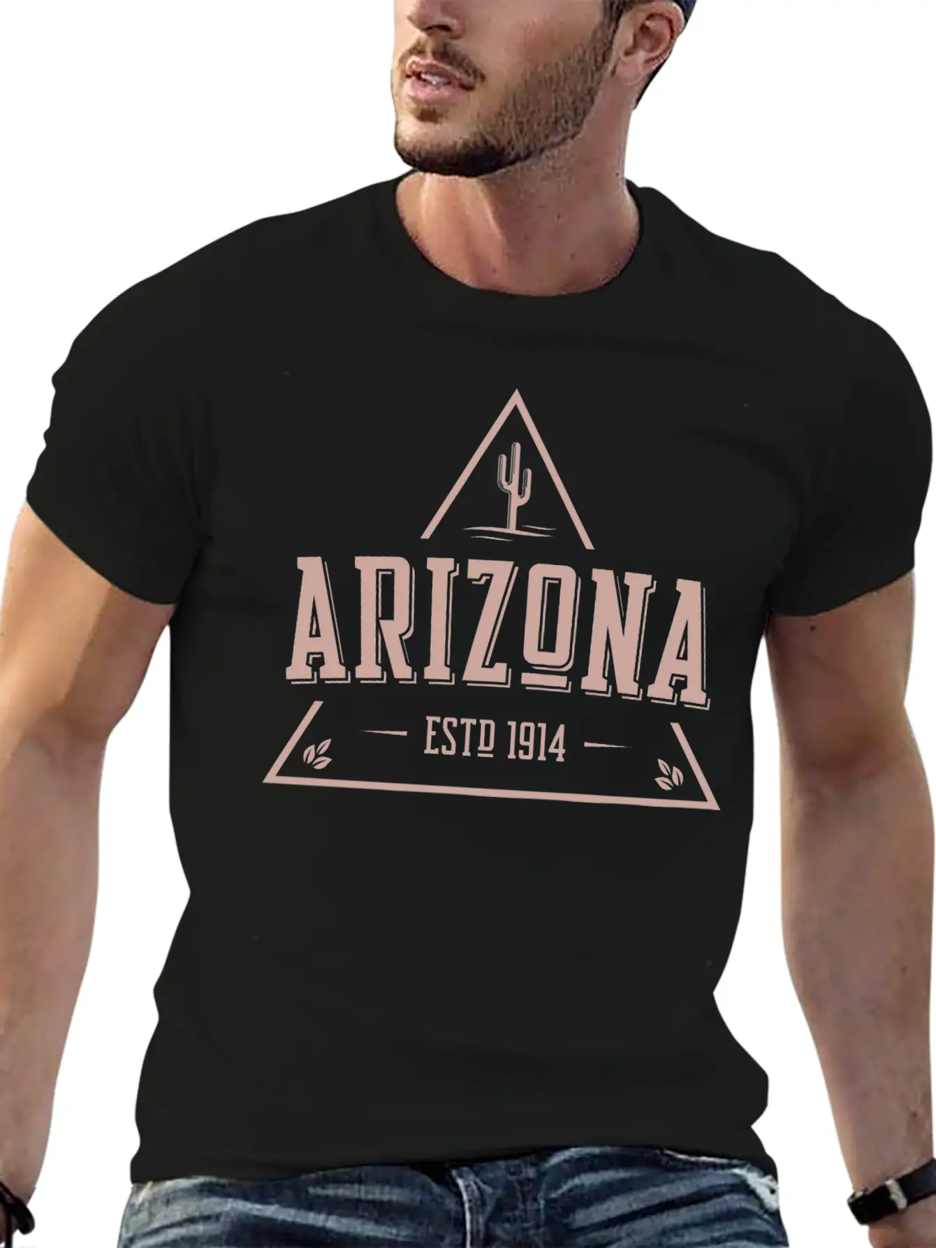 Arizona Typography Stylish Everyday T-Shirt – Unisex Basic Cotton Tee