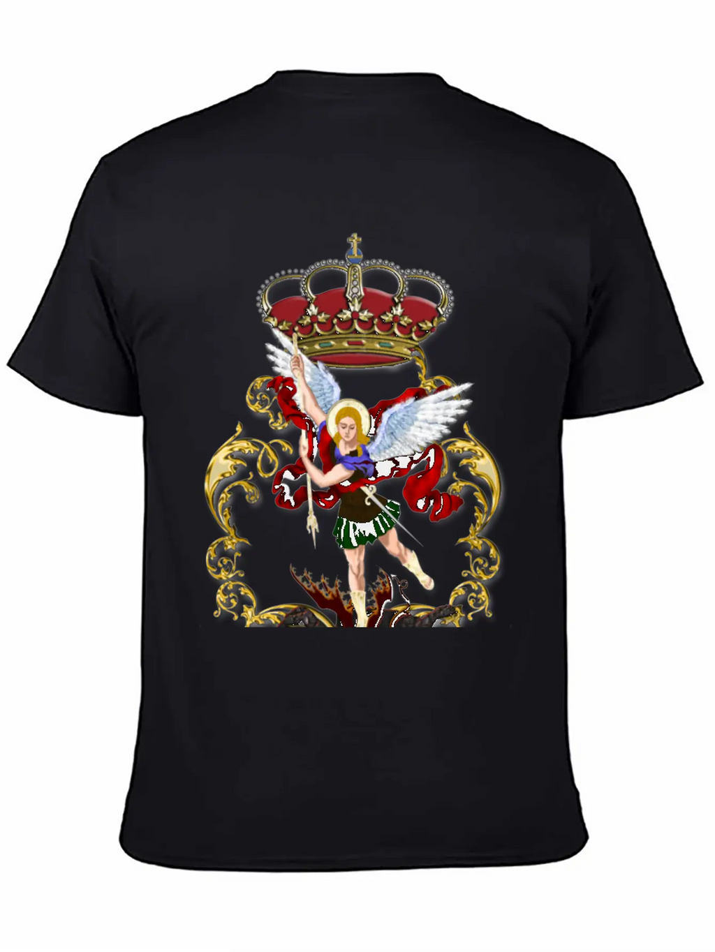 Arkangel Saint Miguel Color Relaxed Everyday Tee – Lightweight And Durable Cotton