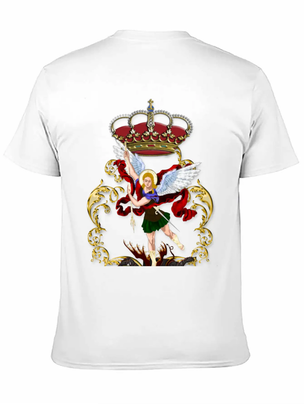 Arkangel Saint Miguel Color Relaxed Everyday Tee – Lightweight And Durable Cotton