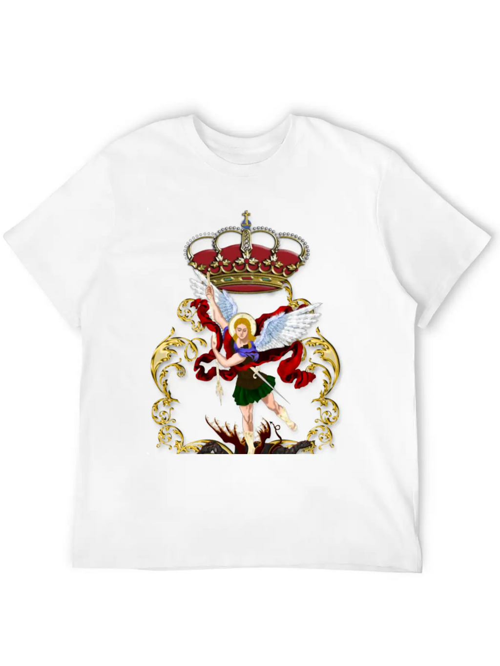 Arkangel Saint Miguel Color Relaxed Everyday Tee – Lightweight And Durable Cotton