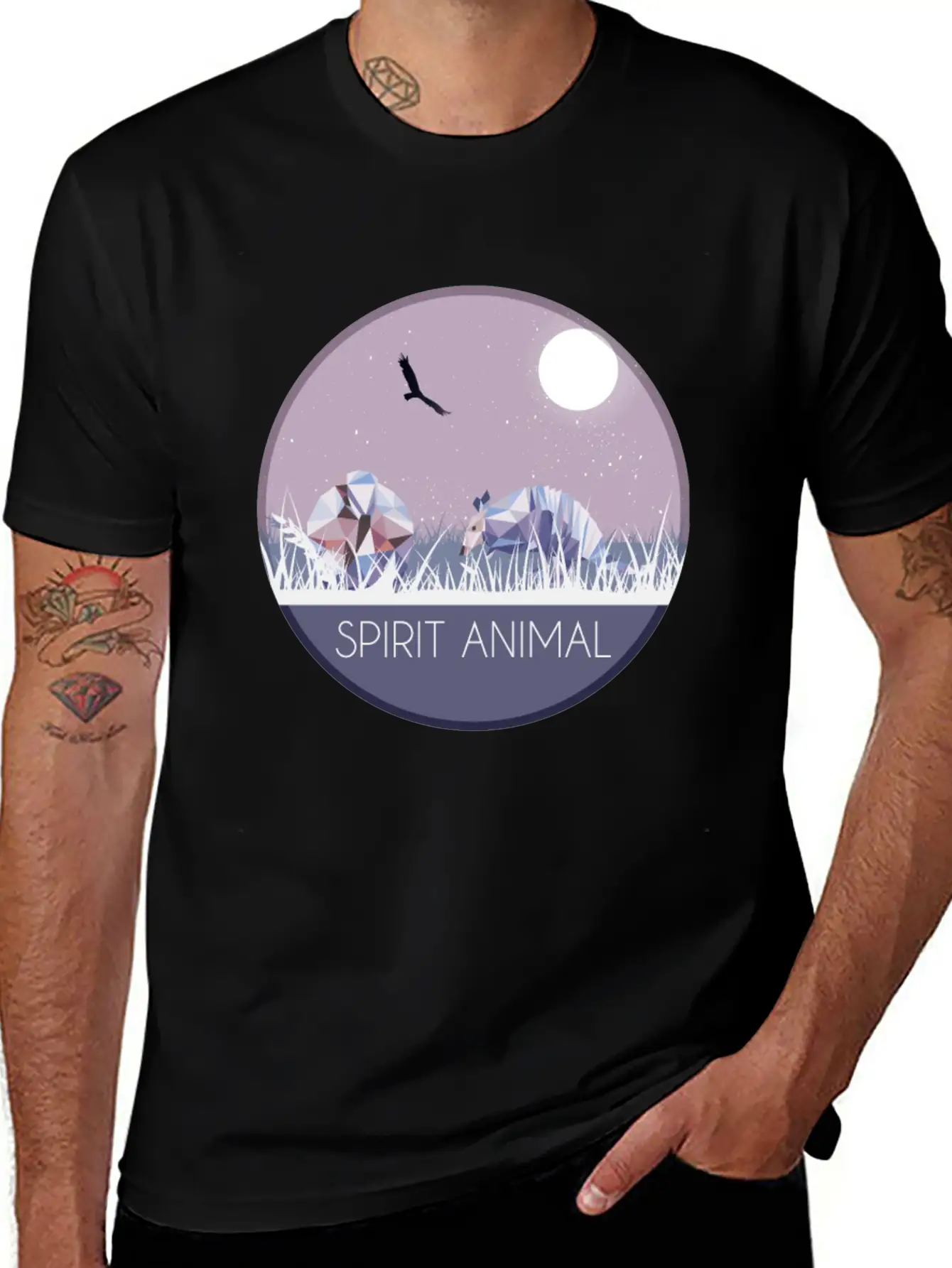 Armadillo My Spirit Animal Breathable Graphic T-Shirt – Perfect For Casual Days