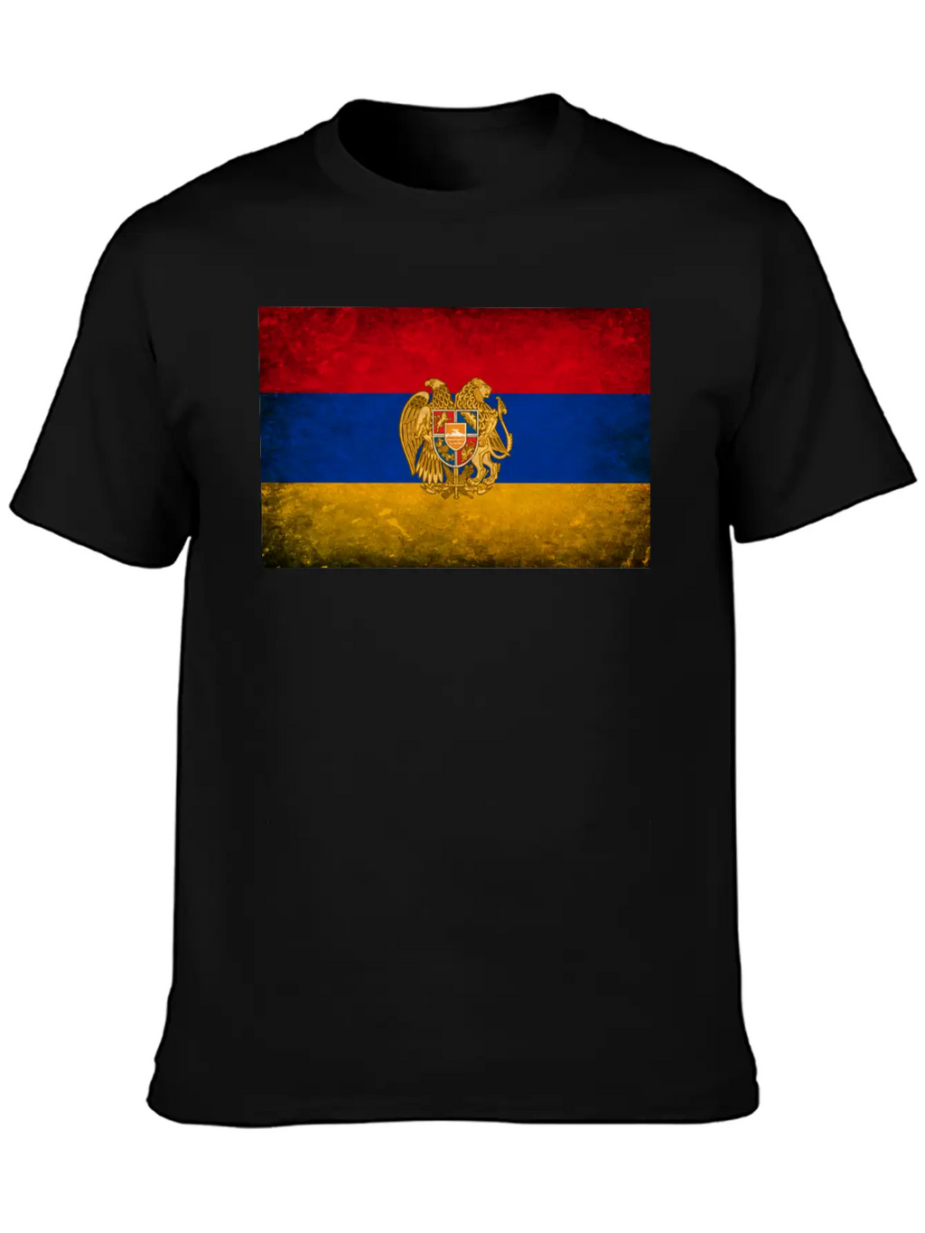 Armenia Flag Grunge Relaxed Everyday Tee – Lightweight And Durable Cotton