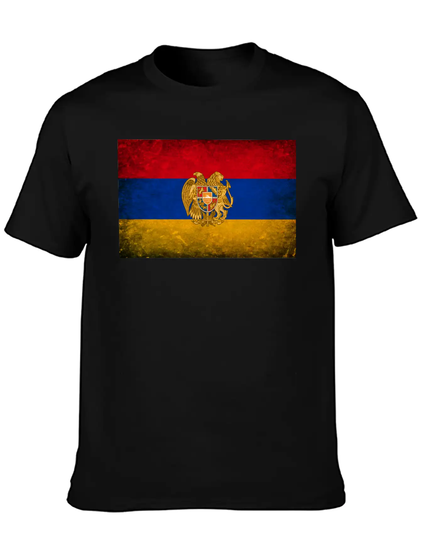 Armenia Flag Grunge Relaxed Everyday Tee – Lightweight And Durable Cotton